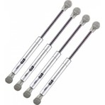 Peramics Std Gazlı Dolap Amortisörü 27 cm Metal Gövde Kolay Kurulum 4 Parça Gümüş Renk