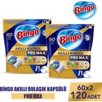 Bingo Akıllı Kapsül Pro Max Bulaşık Makinesi Deterjanı Tableti 120 Adet