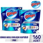 Bingo Akıllı Kapsül Pro Bulaşık Makinesi Deterjanı Tableti 160 Adet