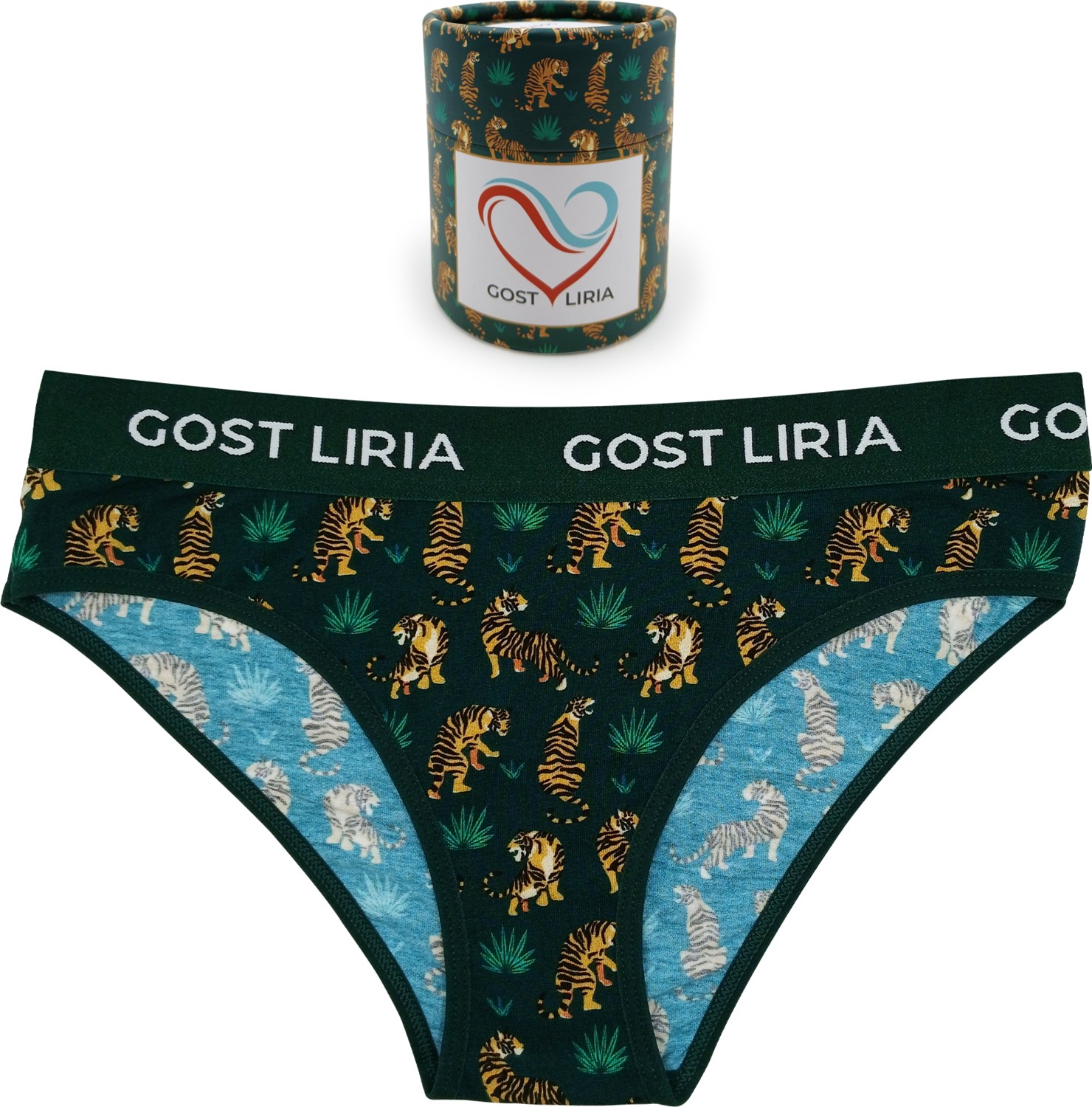 GOST LİRİA - Tiger Desenli Kadın Slip Külot