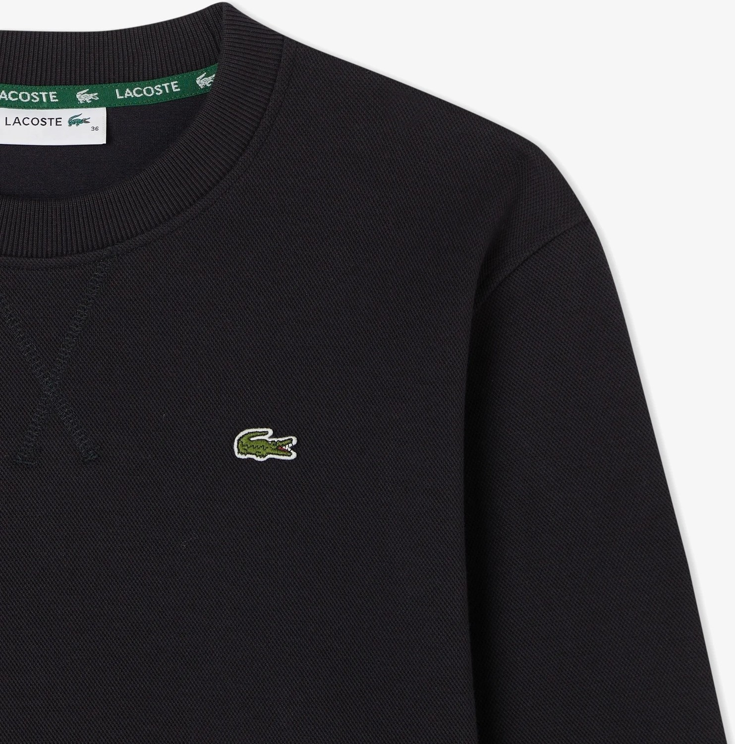 Lacoste Kadın Regular Fit Bisiklet Yaka Sweatshirt görsel 4