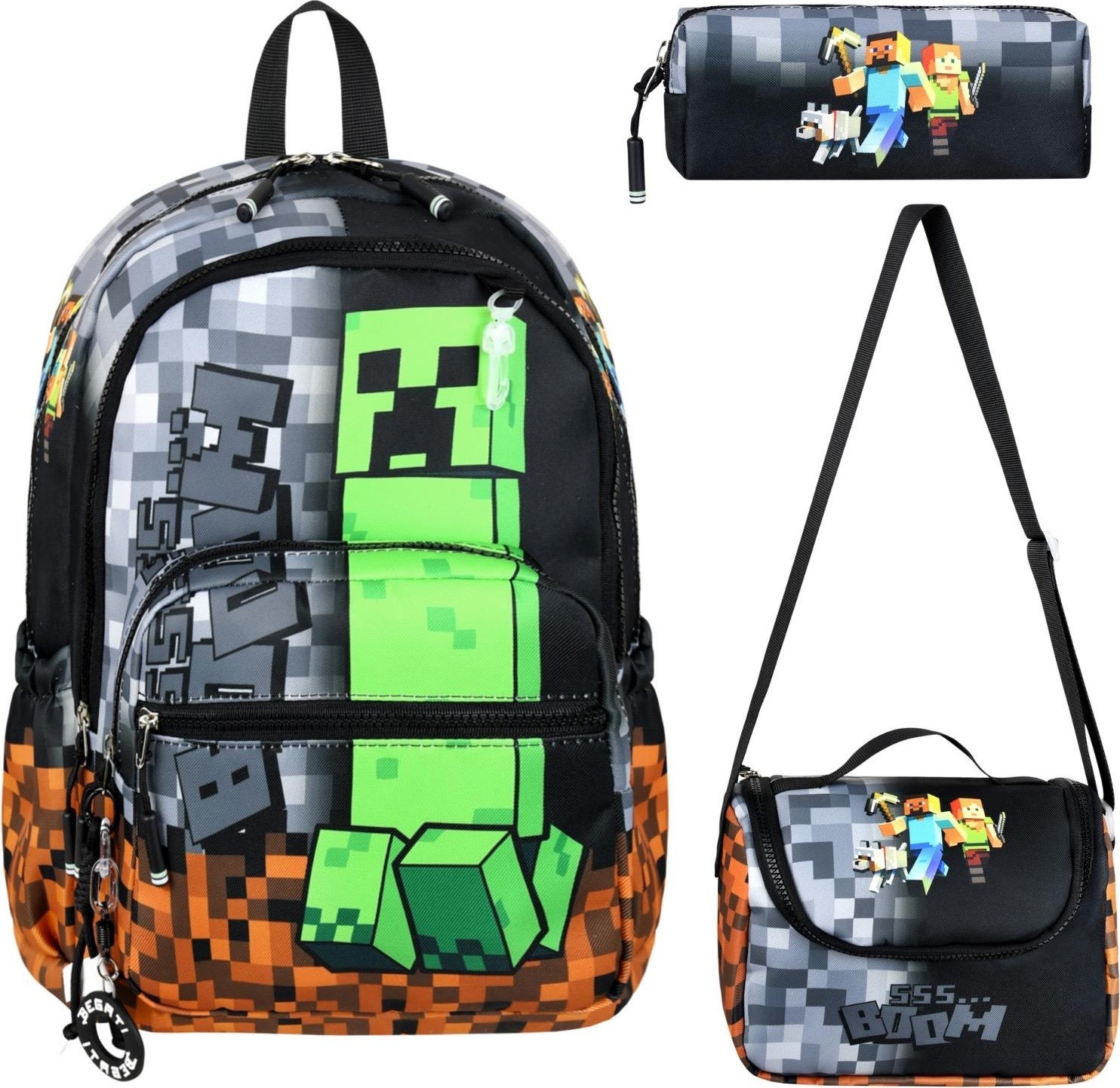 Masterpack School Çocuk Anaokulu Çantası Erkek Çocuk Sırt Çantası Oyun Konsolu Desenli görsel 8