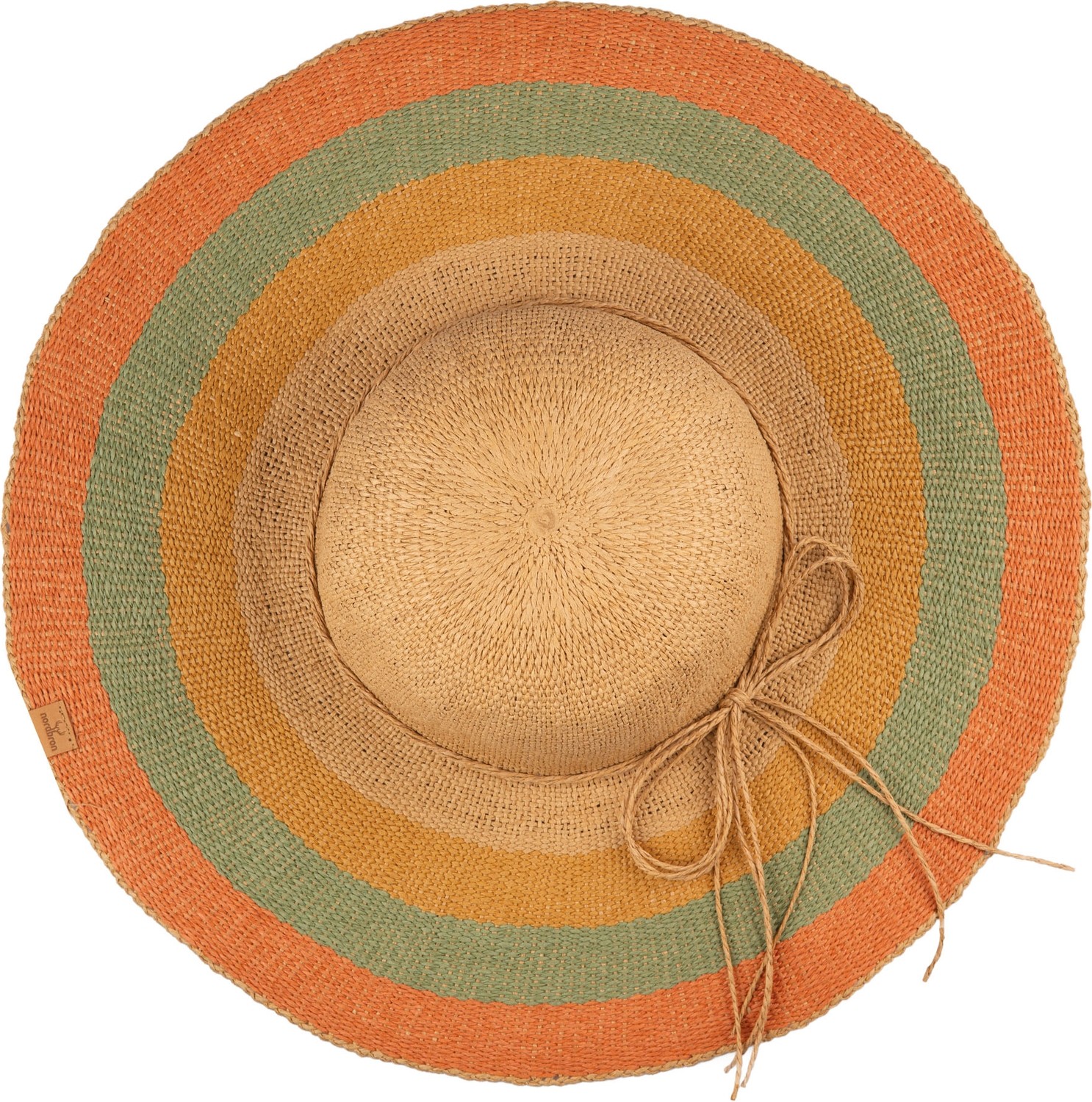 Nordbron Arlie Hasır Şapka | Straw Hat | Yazlık Şapka Deri Etiketli görsel 4
