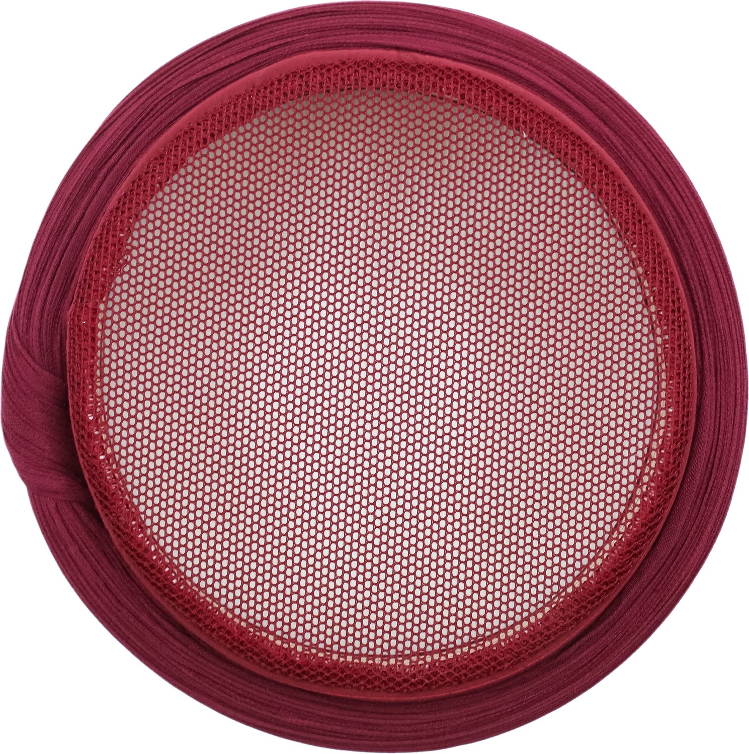 Sarıkhane Fileli Sarık, Bordo Kumaş, Bordo Takke, Düz Sarım, Fileli, 7 Metre görsel 4