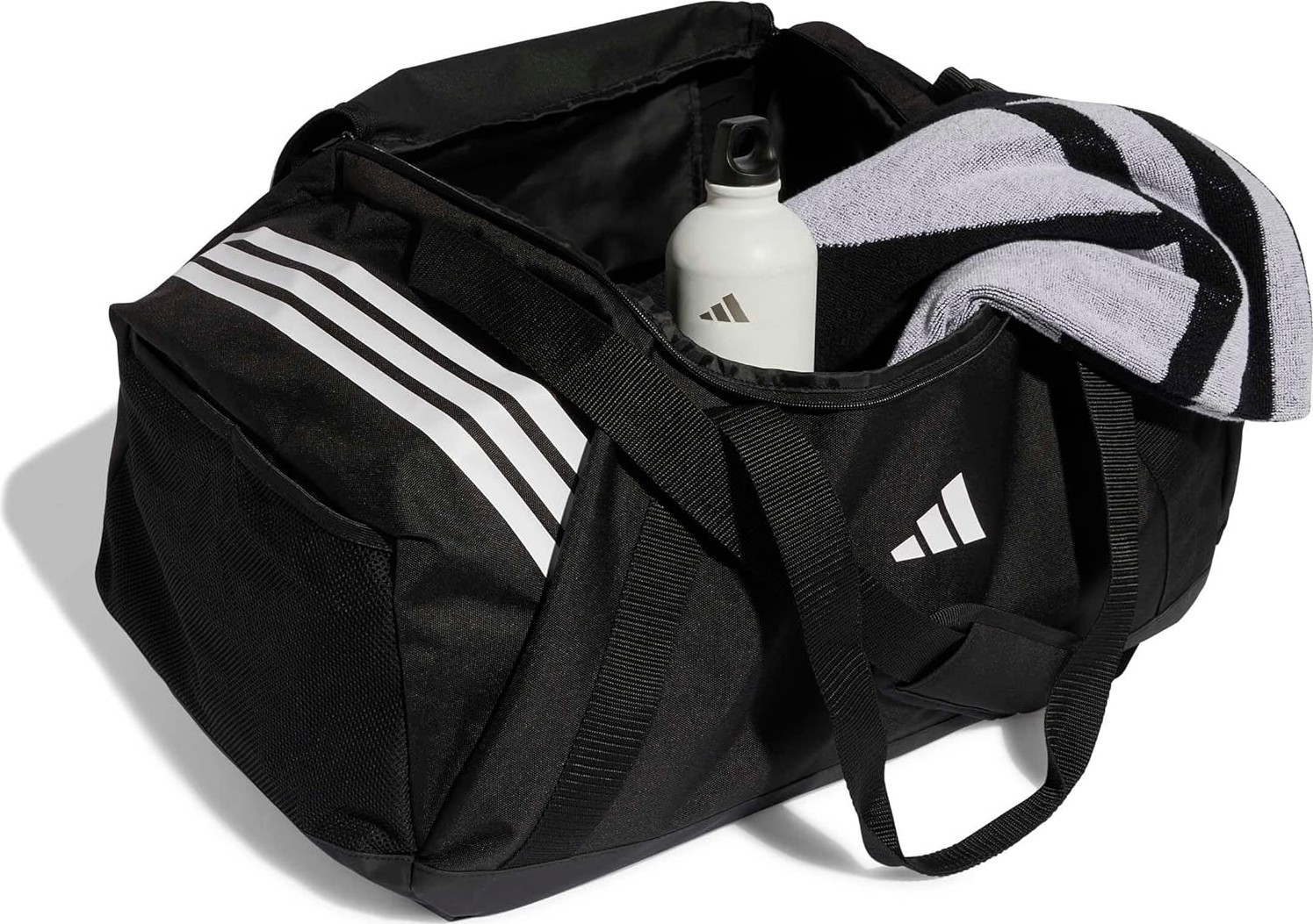 Happy Trend Adidas Tıro Duffle L Unisex Yetişkin Çanta Black/whıte Standart görsel 4