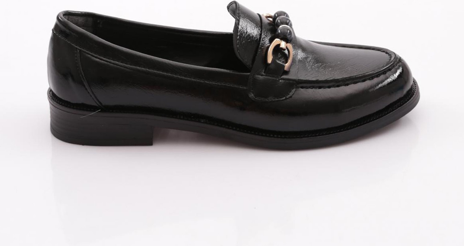 DGN 2624412 Kadın Tokalı Loafer Ayakkabı