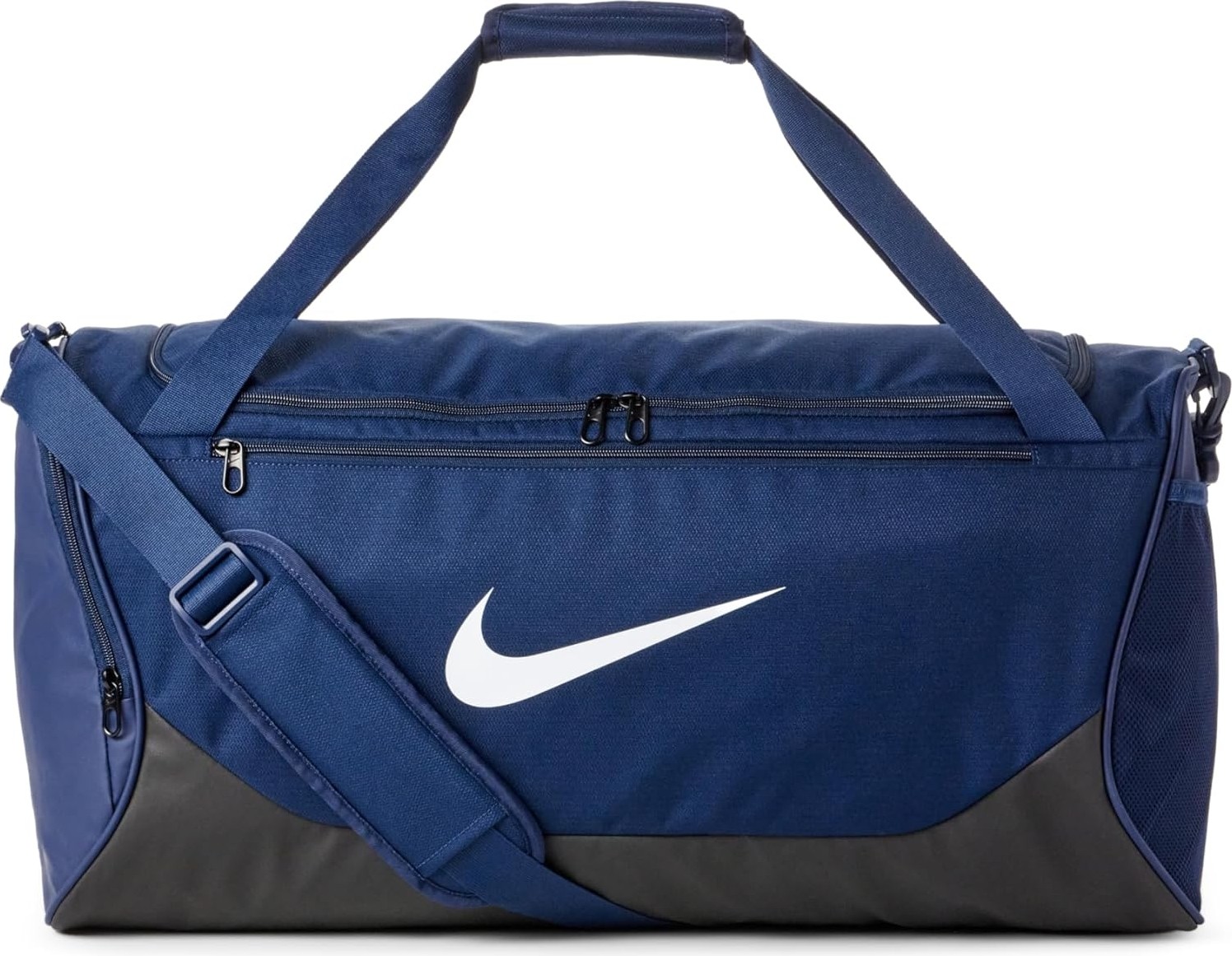 Happy Trend Nike Üniseks Yetişkin Gameday Brasilia x Antrenman Spor Çantası (24L, 40L, 60L Veya 95L) | Erkekler ve Kadınlar, Midnight Lacivert/siyah/beyaz, X-Small, Spor Çantası