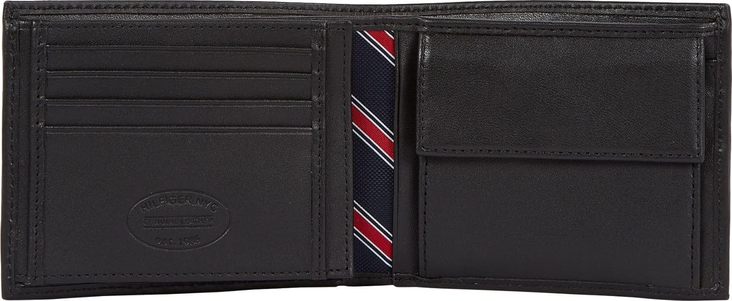 Happy Trend Tommy Hilfiger Erkek Eton Trıfold Cüzdan Black Tek Beden görsel 3