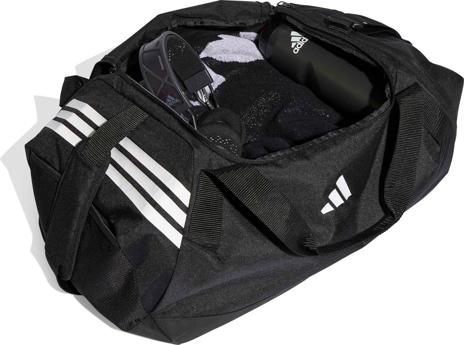 Happy Trend Adidas Tıro Duffle M Unisex Yetişkin Çanta Black/whıte Standart görsel 4