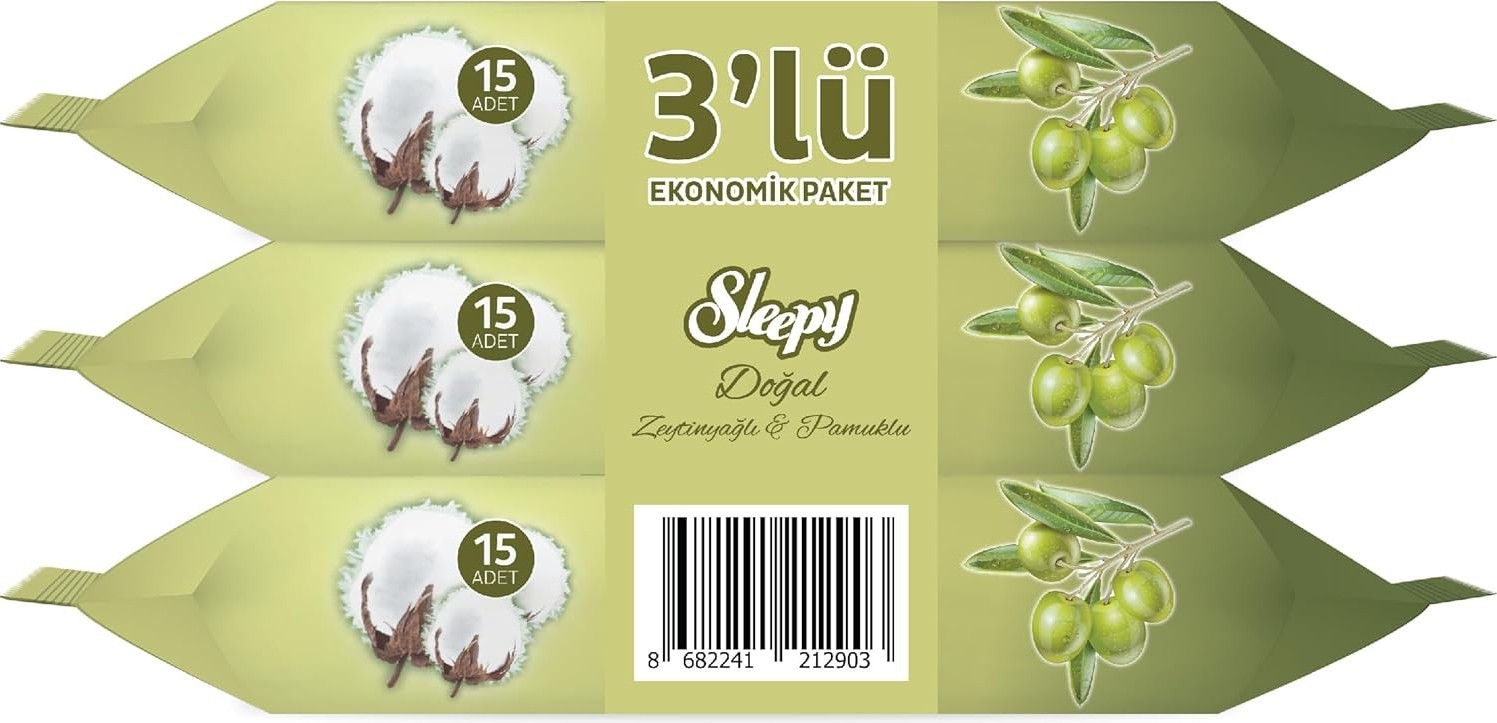 TeknoKapsül Pamuk Zeytin Cep Mendili 12X3X15 (540 Yaprak)