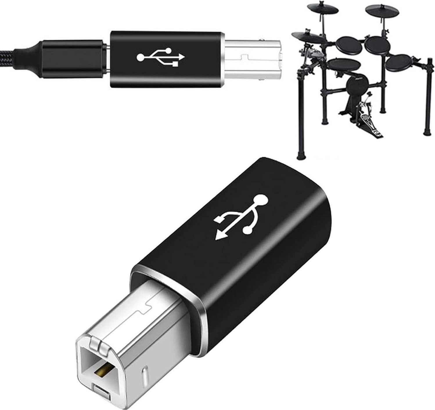 Aesco Type C To USB B Midi Klavye Yazıcı Printer Çevirici Dönüştürücü Adaptör görsel 2