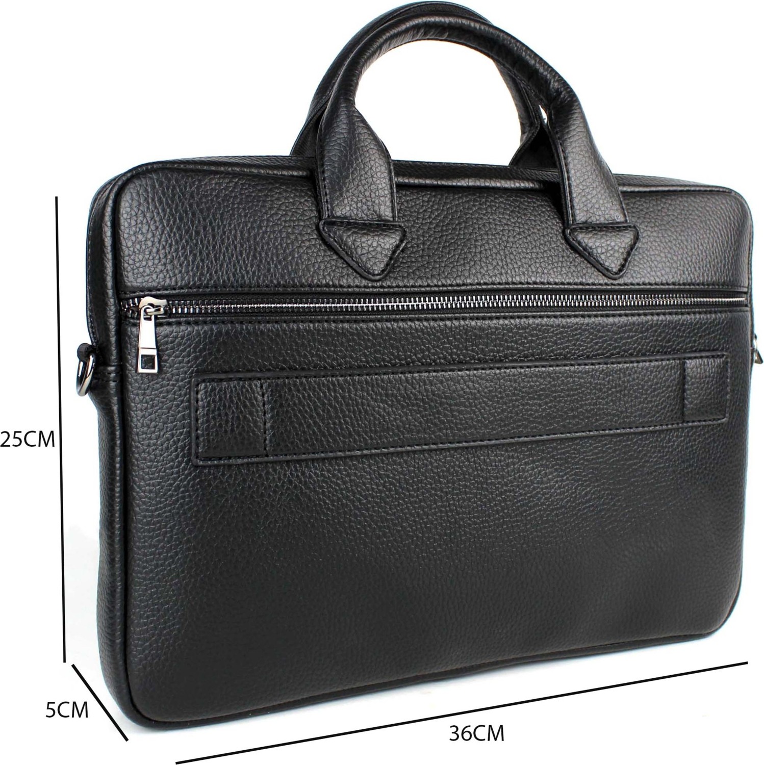 Derise Club Unisex Siyah 14 Inç Evrak ve Laptop Çantası görsel 4