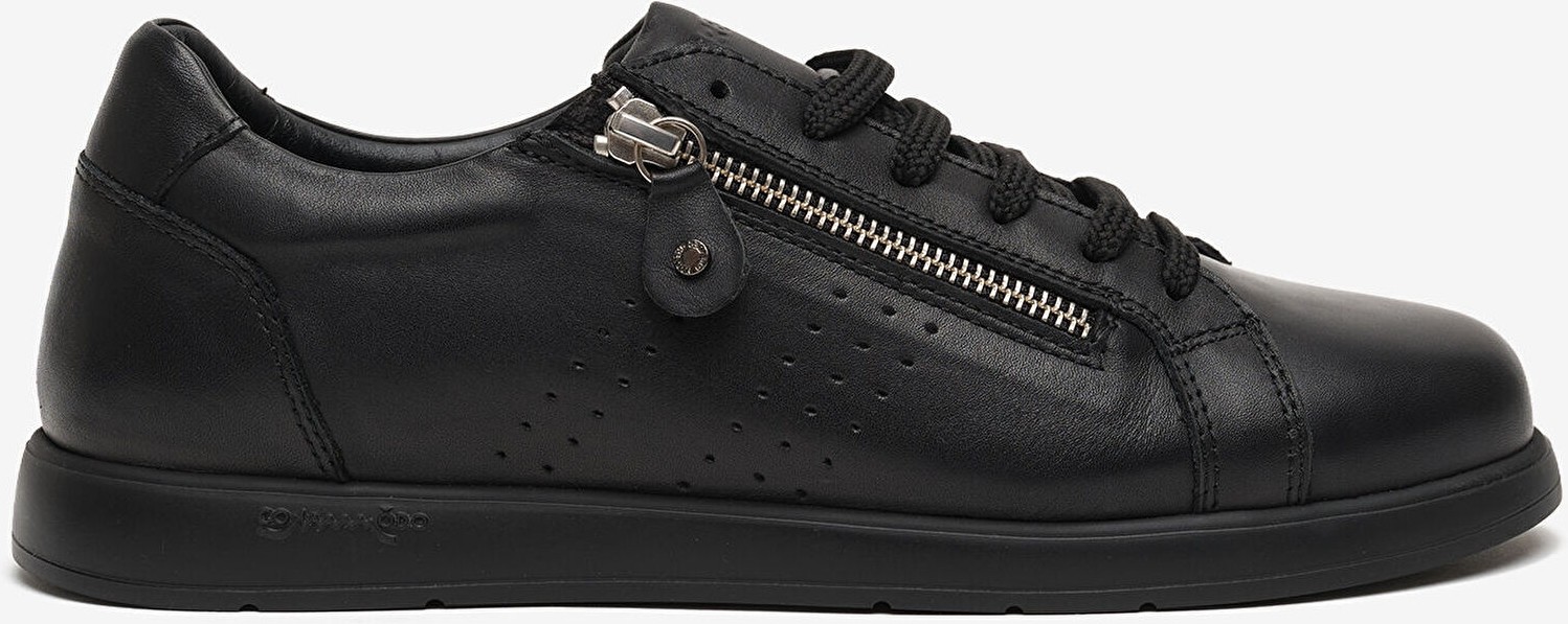 Greyder Kadın Siyah Hakiki Deri Sneaker Ayakkabı 6Y2FA59415