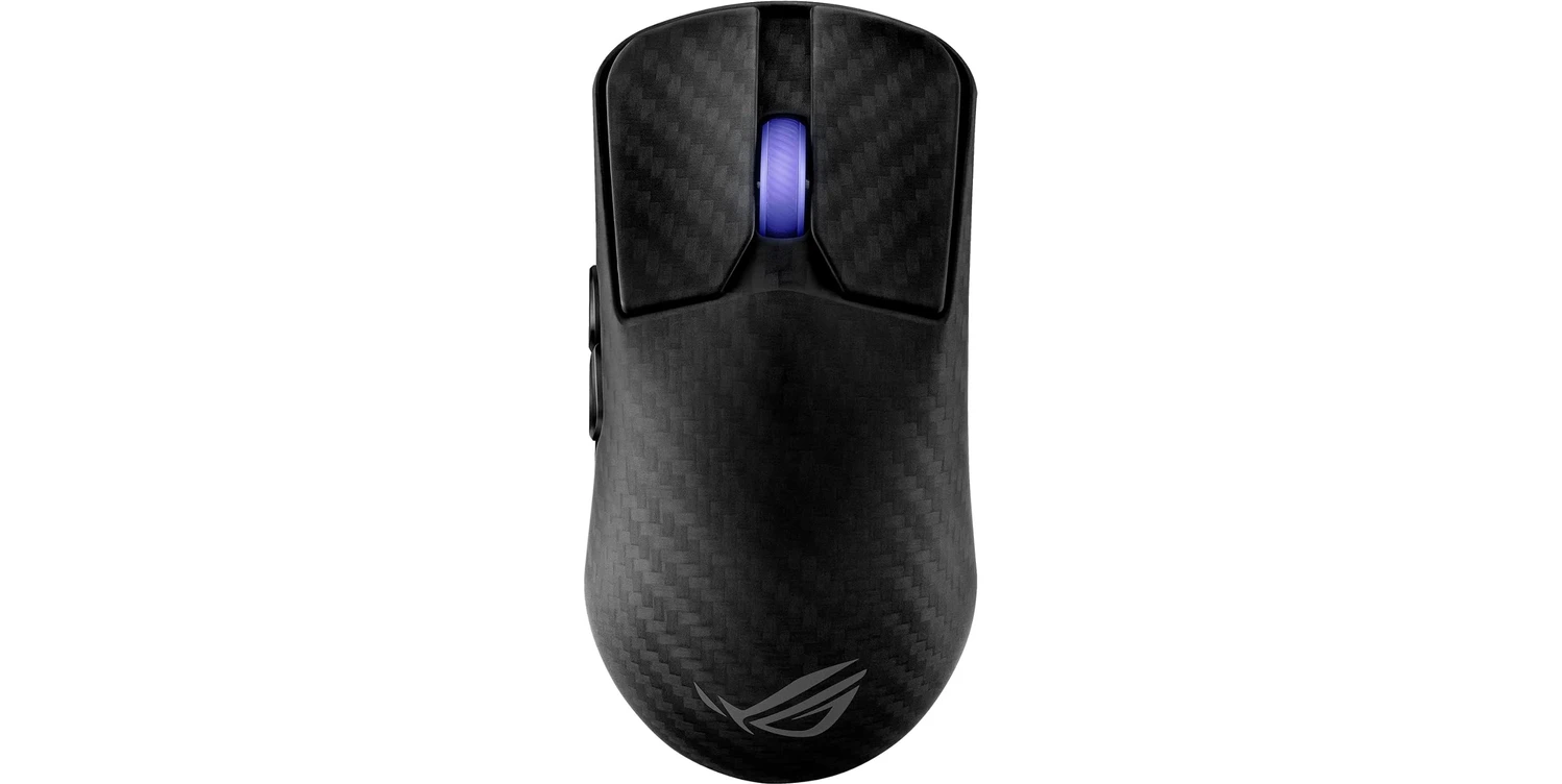 Resim Rog Harpe Ace Extreme Kablosuz Gamıng Mouse, Karbon Fiber Yapı, 47G Hafif, Aımpoınt Pro 42K Optik Sensör, Optik Mikro Anahtarlar, Rog Pollıng Rate Booster, Espor & Fps Oyun, Siyah 