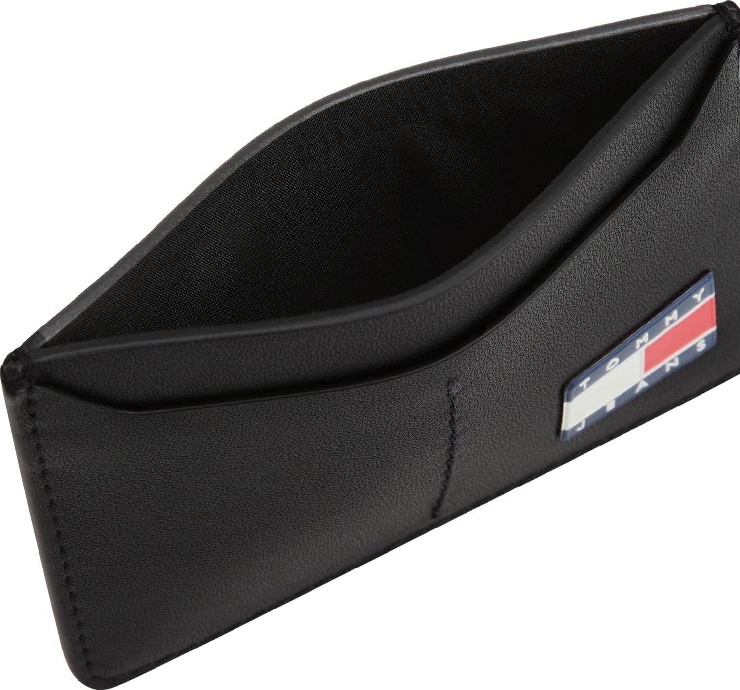 Happy Trend Tommy Jeans Tjm Herıtage Leather cc Holder Erkek Cüzdan, Siyah, Tek Beden görsel 4