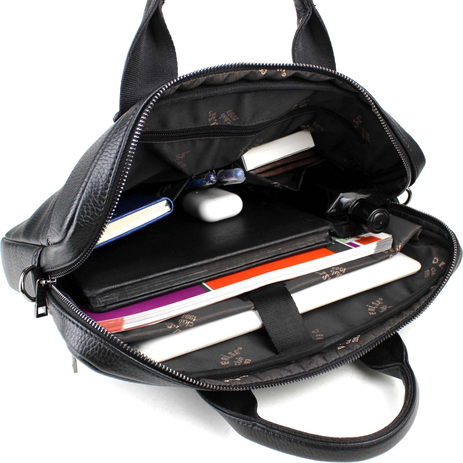 Derise Club Unisex Siyah 14 Inç Evrak ve Laptop Çantası görsel 6