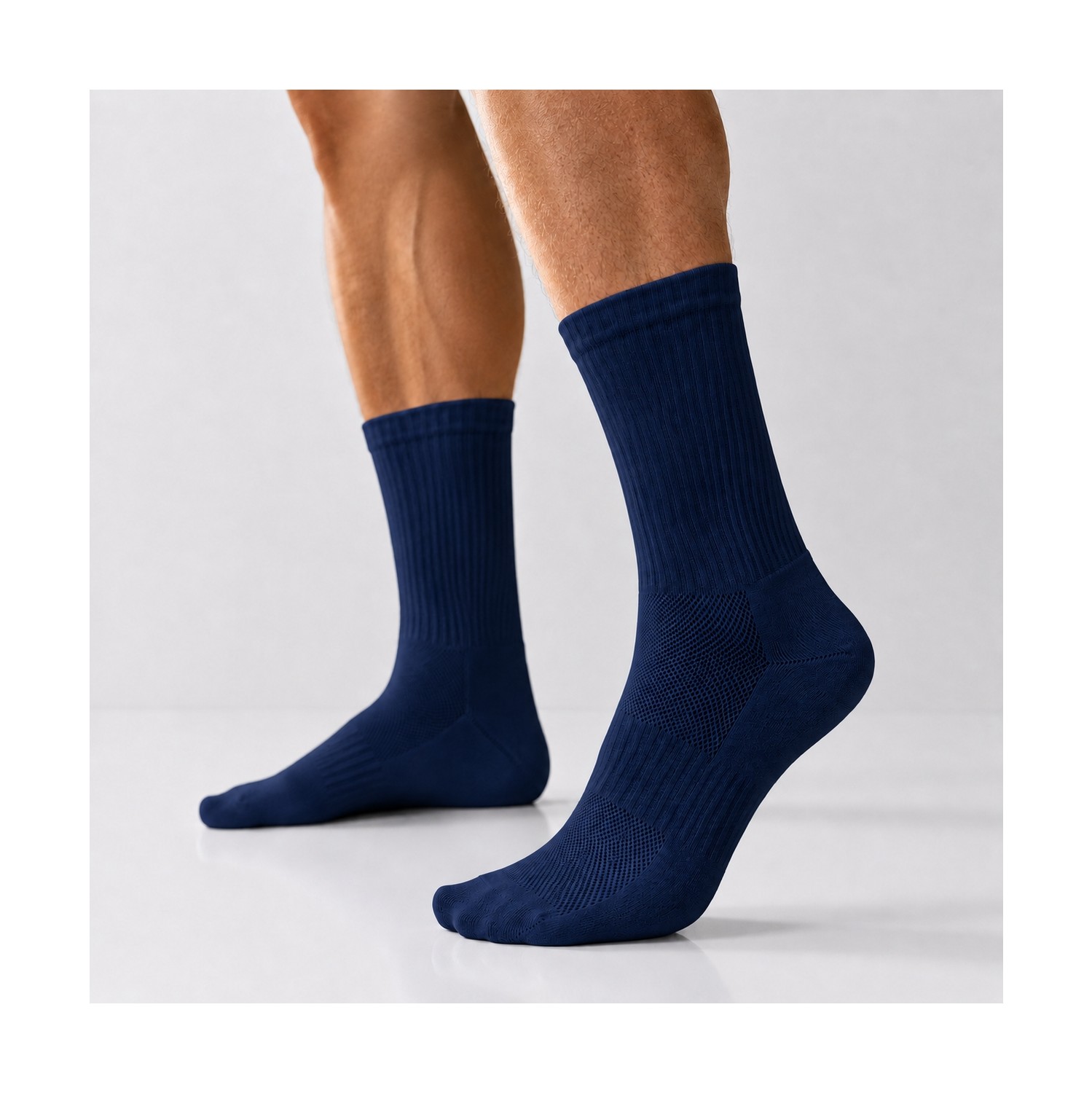 Lion Monroe Saf Pamkulu 4 Mevsim Erkek Soket Uzun Düz Tenis Çorap Dikişsiz Premium Hediye Kutulu 6'lı Prime Cotton Serisi F3180GXNS görsel 2