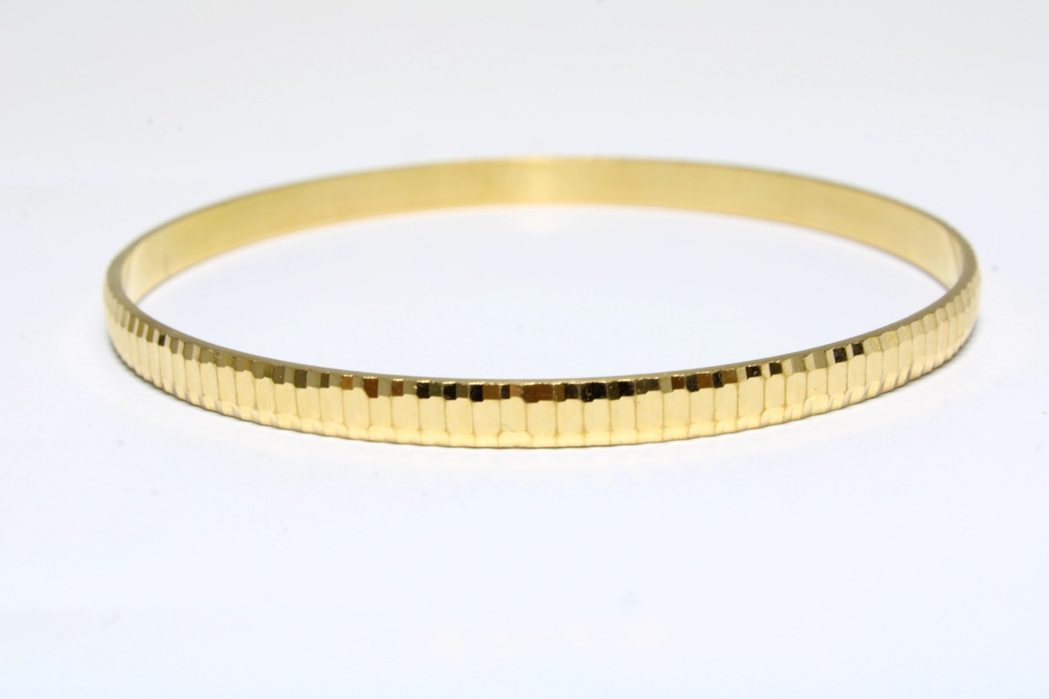 Kızılay Kuyumcusu 22 Ayar Altın Çizgili Aynalı Model Bilezik 15.76GR