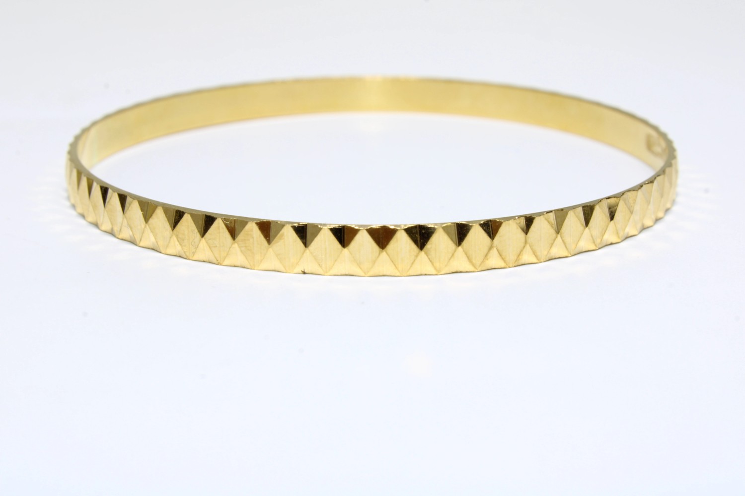 Kızılay Kuyumcusu 22 Ayar Altın Piramit Model Bilezik 16.23 gr