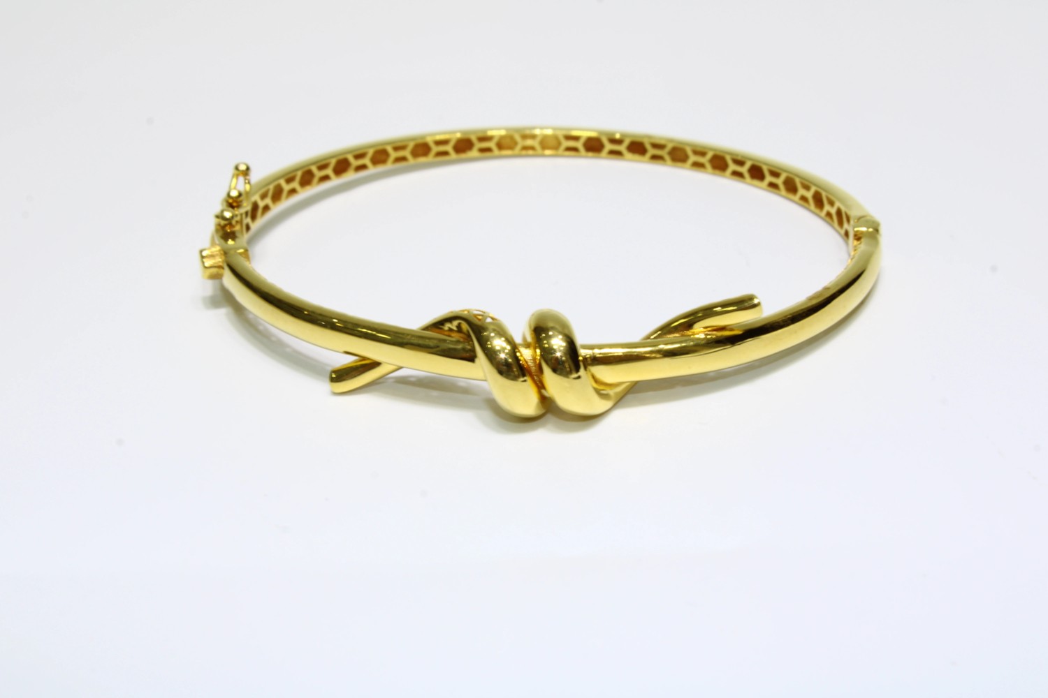 Kızılay Kuyumcusu 22 Ayar Altın Düğüm Model Günlük Kelepçe Bilezik 11.82 gr KLP2246