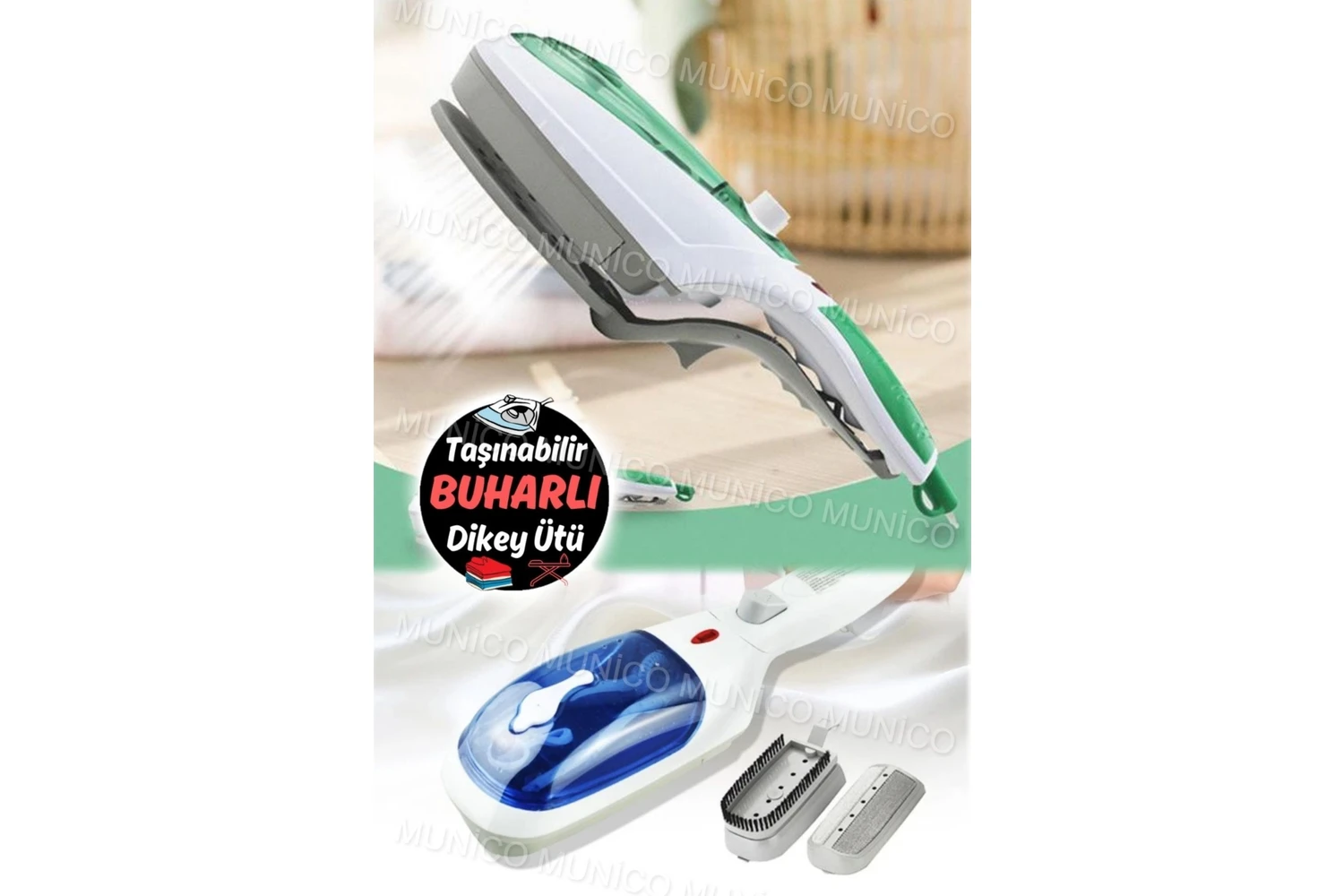 Resim Empressco Mini Dikey Buharlı Ütü Makinesi, Güçlü Buhar ile Hızlı ve Kolay Ütüleme 