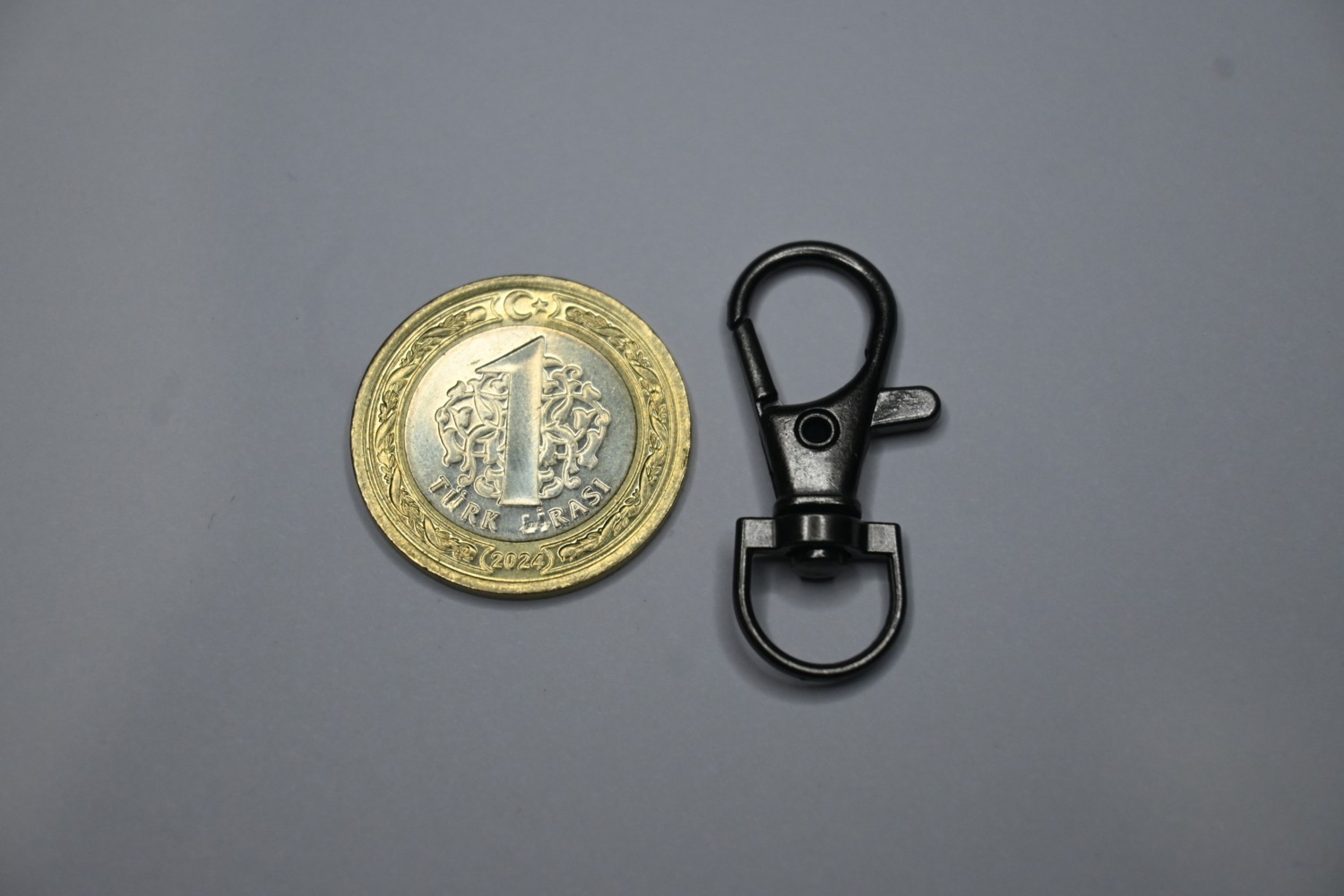 Orhan Çanta 1 Cm 50 Adet Balık Kanca Siyah Nikel (Antrasit) - Metal Çanta ve Cüzdan Askı Klipsi görsel 7