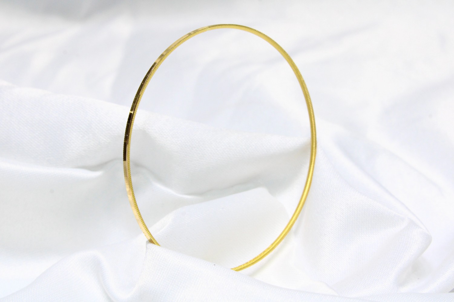 Kızılay Kuyumcusu 5 gr (Gram) Oluklu Ajda Bilezik Işçiliksiz Yatırımlık 22 Ayar Altın