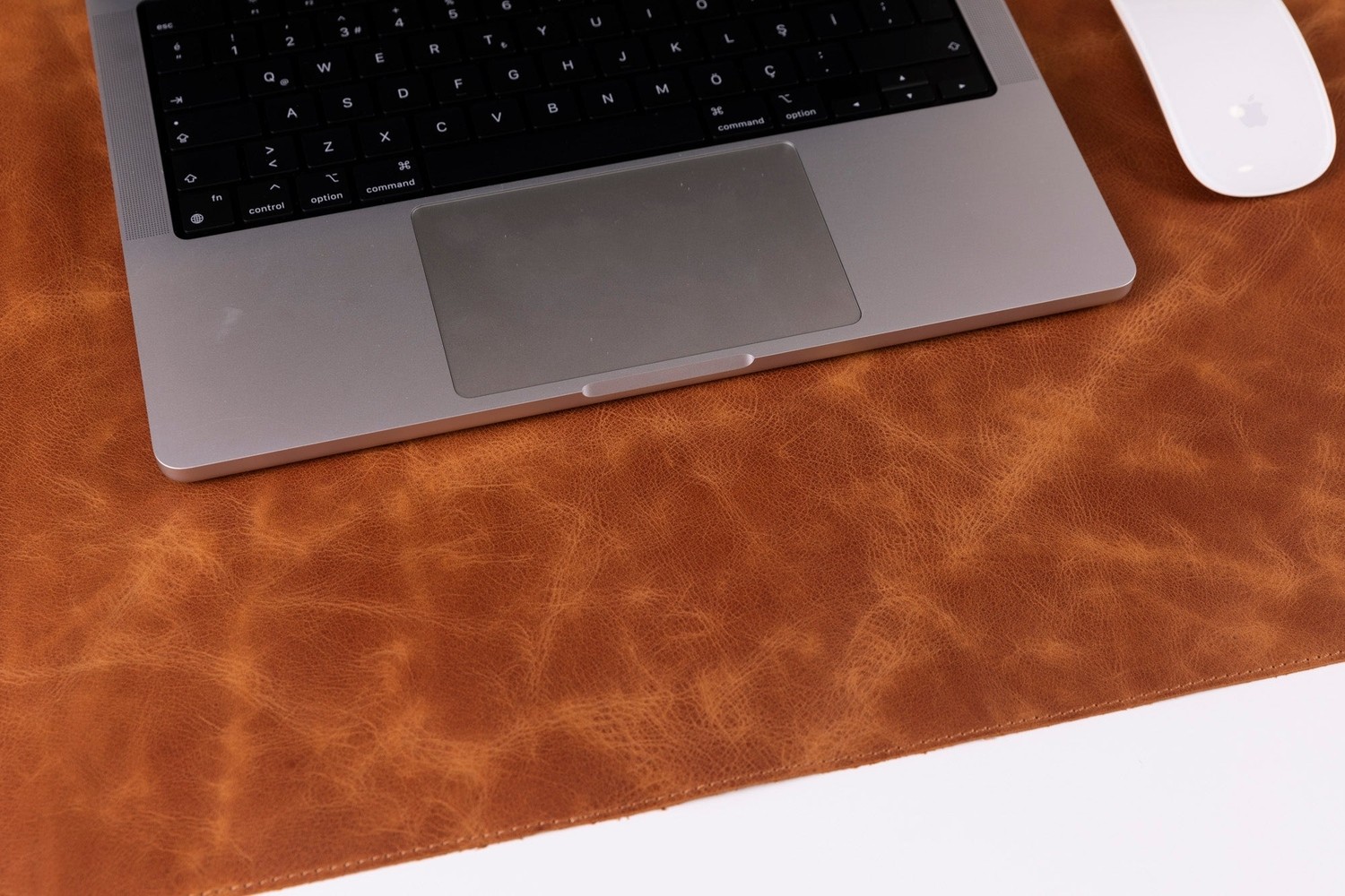 BloominBag Atelier 91 Saddle Heritage Leather Desk Mat - Large görsel 3