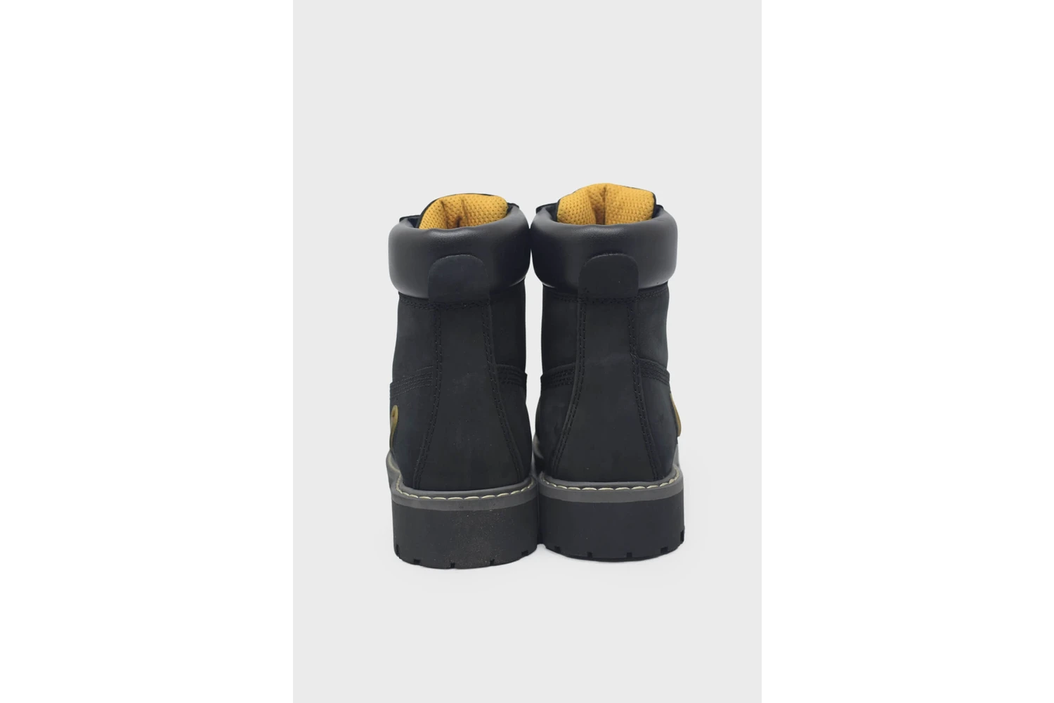 Resim Bulldozer Unisex Cat Stil Deri Bot Nubuk Siyah BUL-240202 