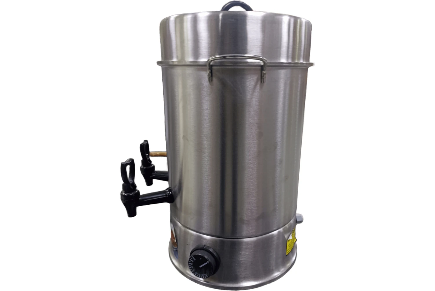 Resim Netoc Vatan Elektrikli Çay Semaveri 80 Bardak Kapasiteli Çaycı Çelik Çift Musluklu 