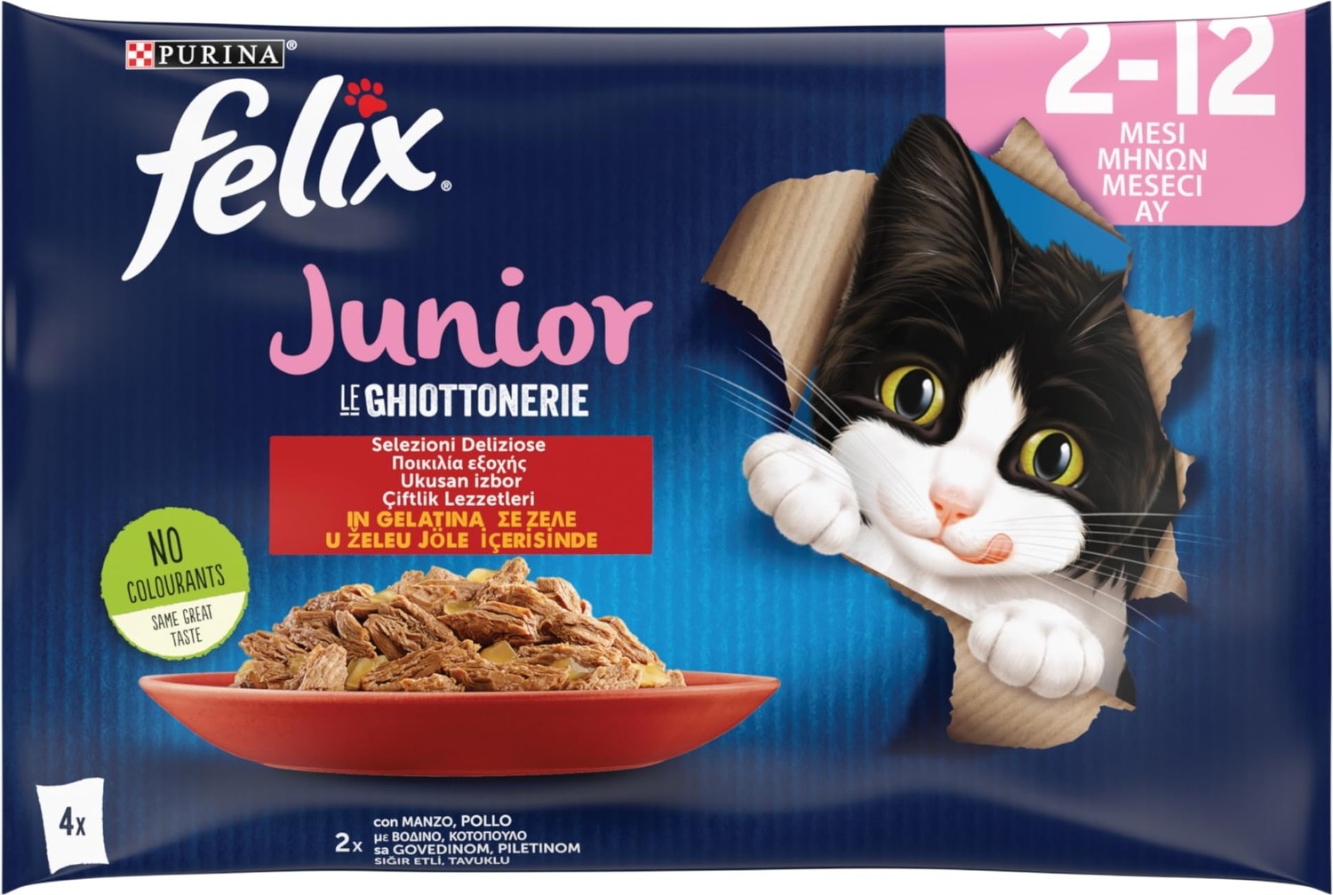 Die Grup Felix Yavru Kedi Avantajlı Paket (12X4= 85GR)