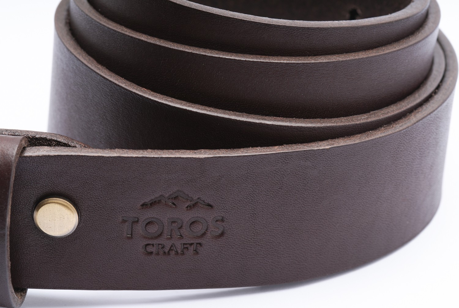Toros Craft Premium % 100 Hakiki Vejetal Dayanıklı Deri Kemer, Döküm Toka, Tamamen El Yapımı Kopmaz Çatlamaz görsel 2
