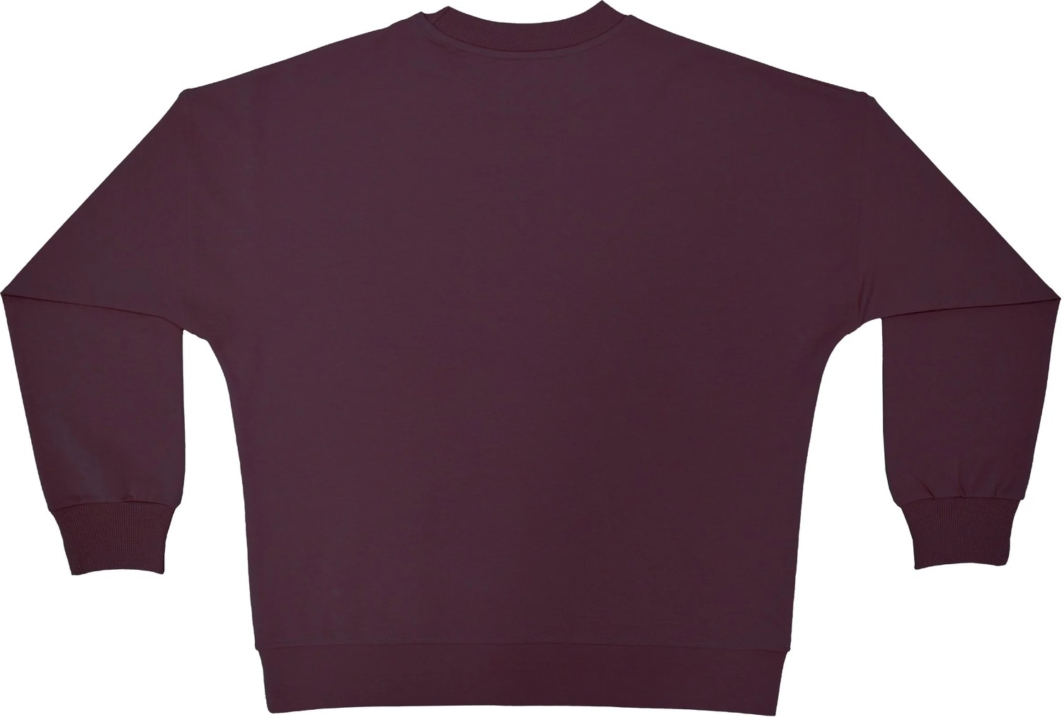 Organickid Dusty Rose Kadın Bordo Dikişli Sweatshirt görsel 3