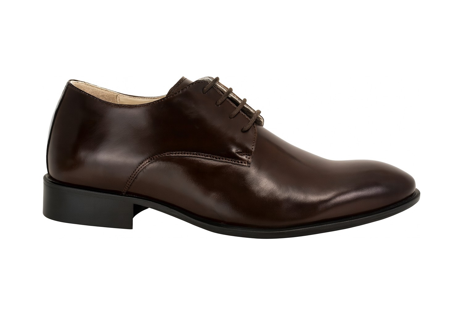 Elevold Alfa %100 Deri Damatlık Erkek Ayakkabı 7 cm Gizli Topuklu Boy Uzatan (Rugan/mat) görsel 4