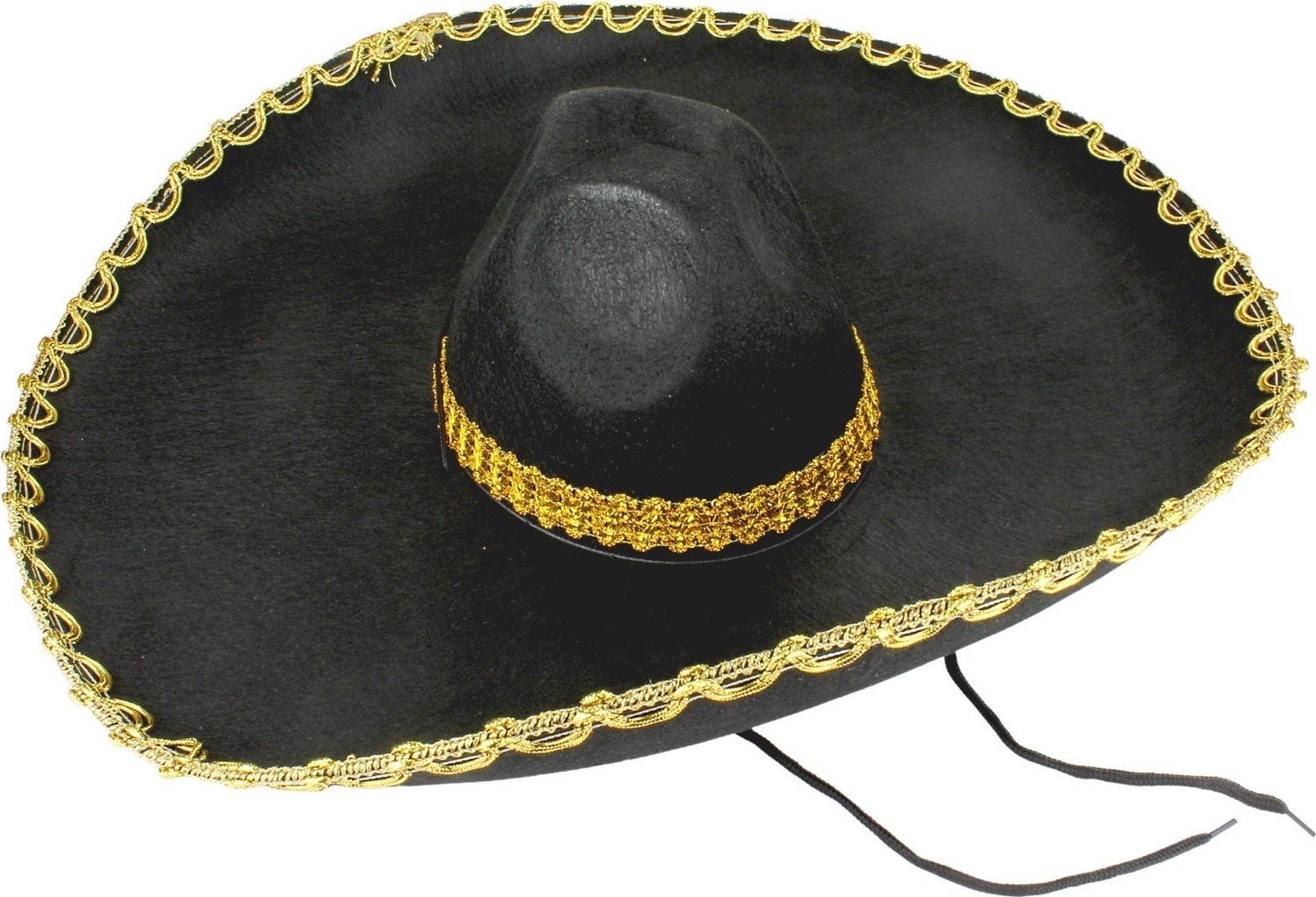 TeknoKapsül Sombrero Meksika Şapkası Mariachi Altın Şeritli Yetişkin Boy görsel 2