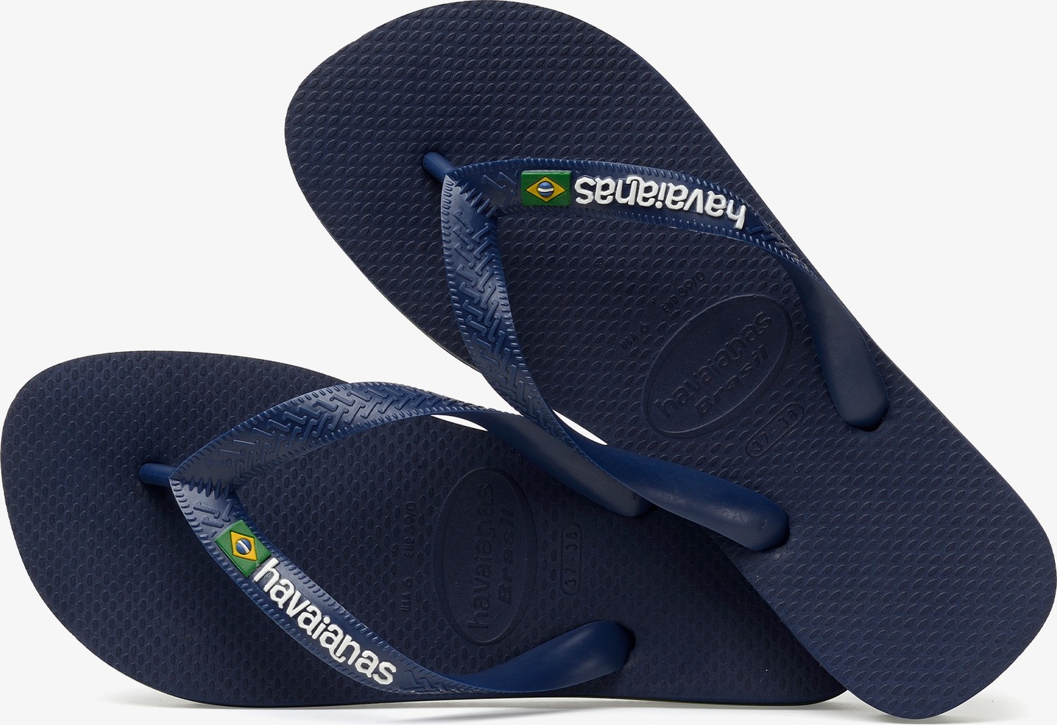Havaianas Havanias Brasil Logo Lacivert Blue Lacivert Erkek Terlik 4110850-0555 görsel 4