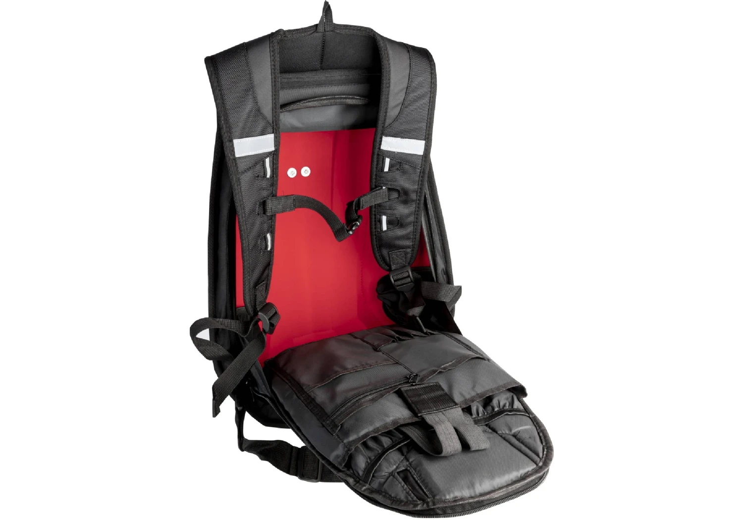 Resim North Pacific Karbon Fiber Sportif Tasarımlı Dayanıklı ve Geniş Hacimli Motosiklet Sırt Çantası 