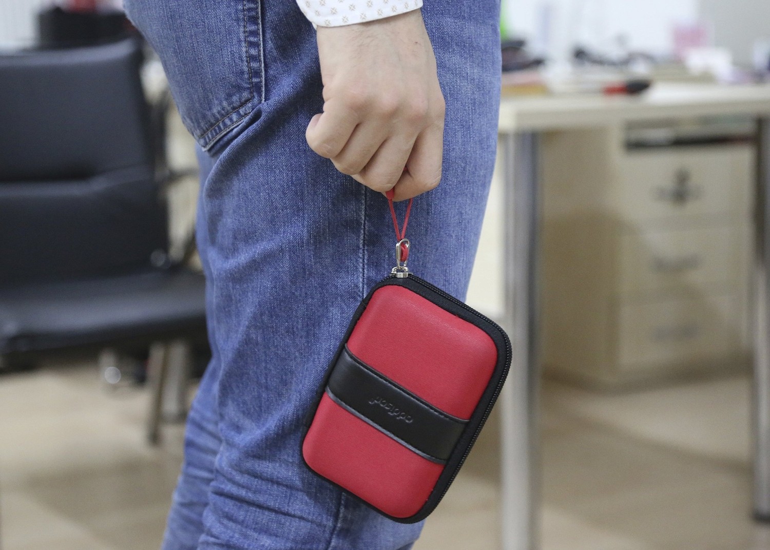 Frefly Store Addison Adisson HDD-136 Harddisk Kılıfı, Kırmızı, 2.5" görsel 3