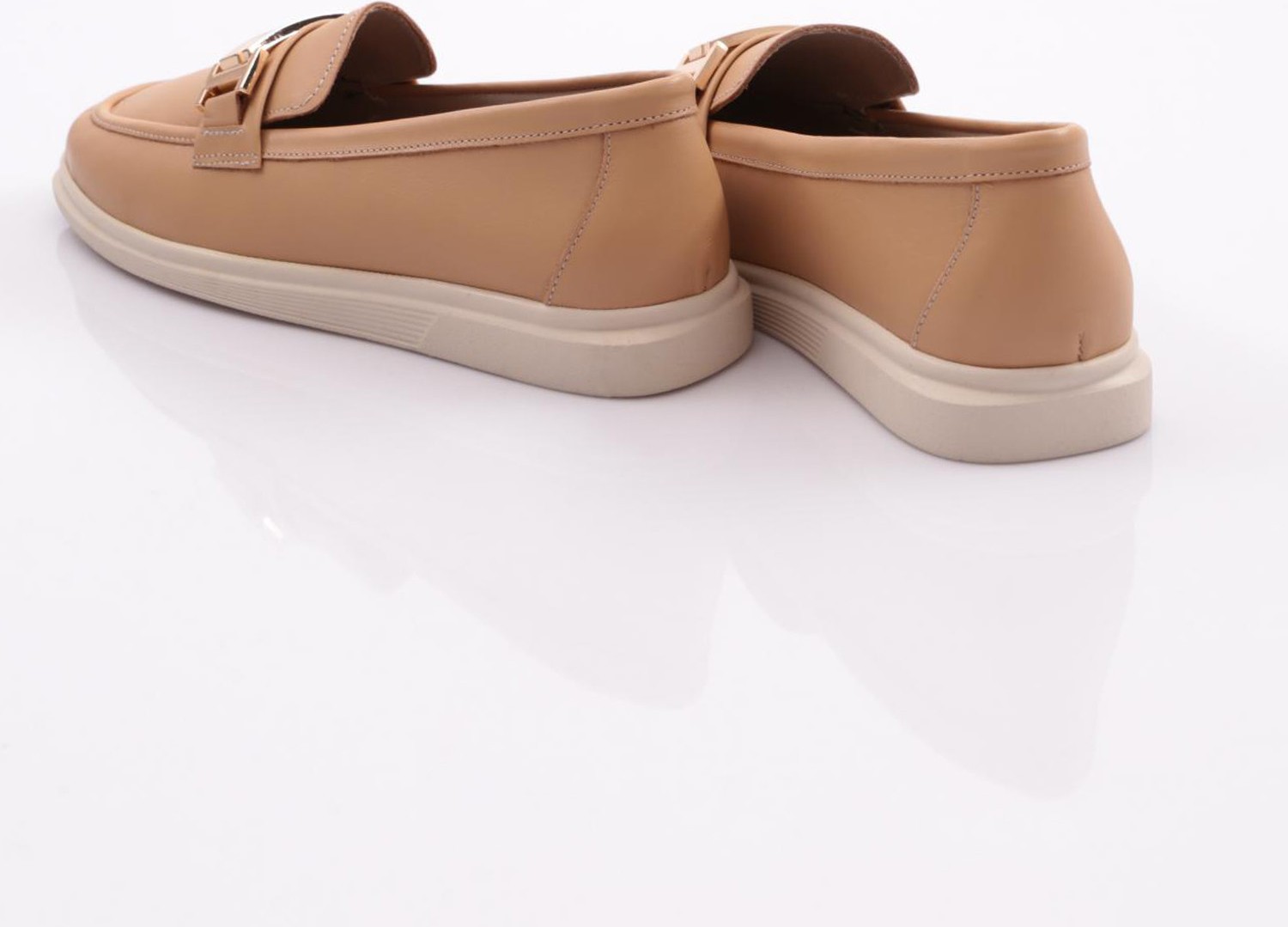 DGN 981G Kadin G Metal Tokali Loafer Ayakkabi görsel 3