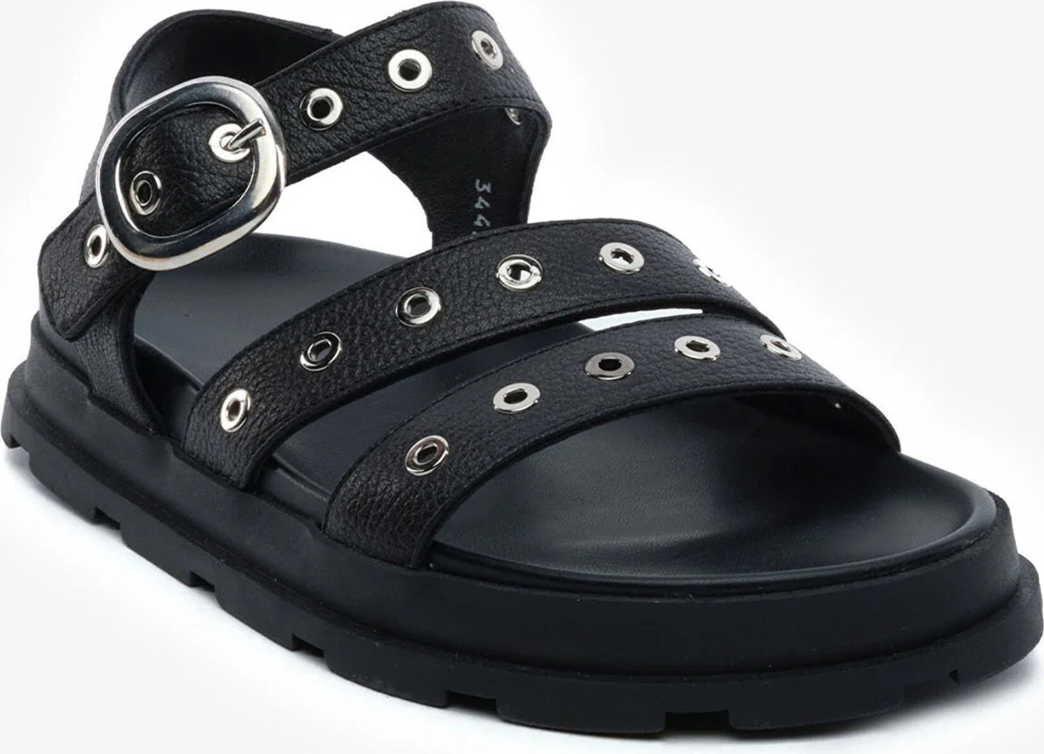 Greyder Kadın Siyah Hakiki Deri Sandalet 5Y2CS34470 görsel 7