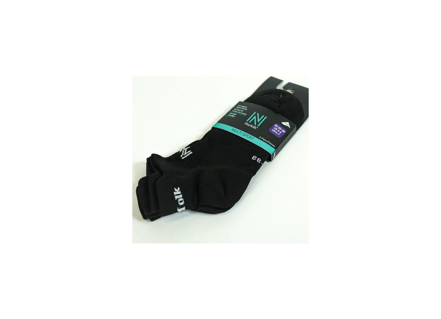 Norfolk Izzy Multi-Sport Ultra Hafif Düşük Kesim Çorabı 3'lü Paket görsel 8