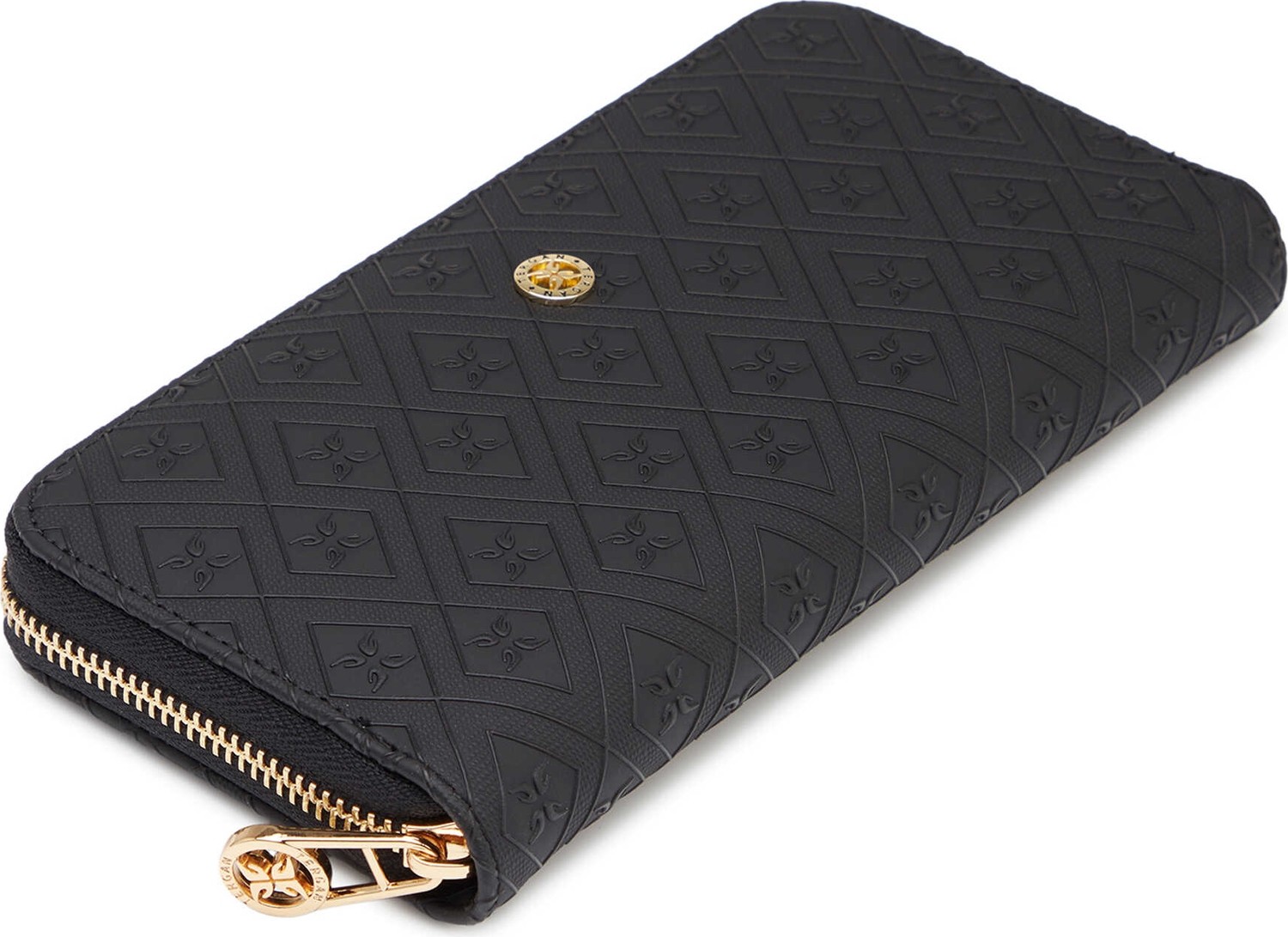 Tergan Siyah Print Kadın Cüzdan - S1CB00055823-T0E görsel 4