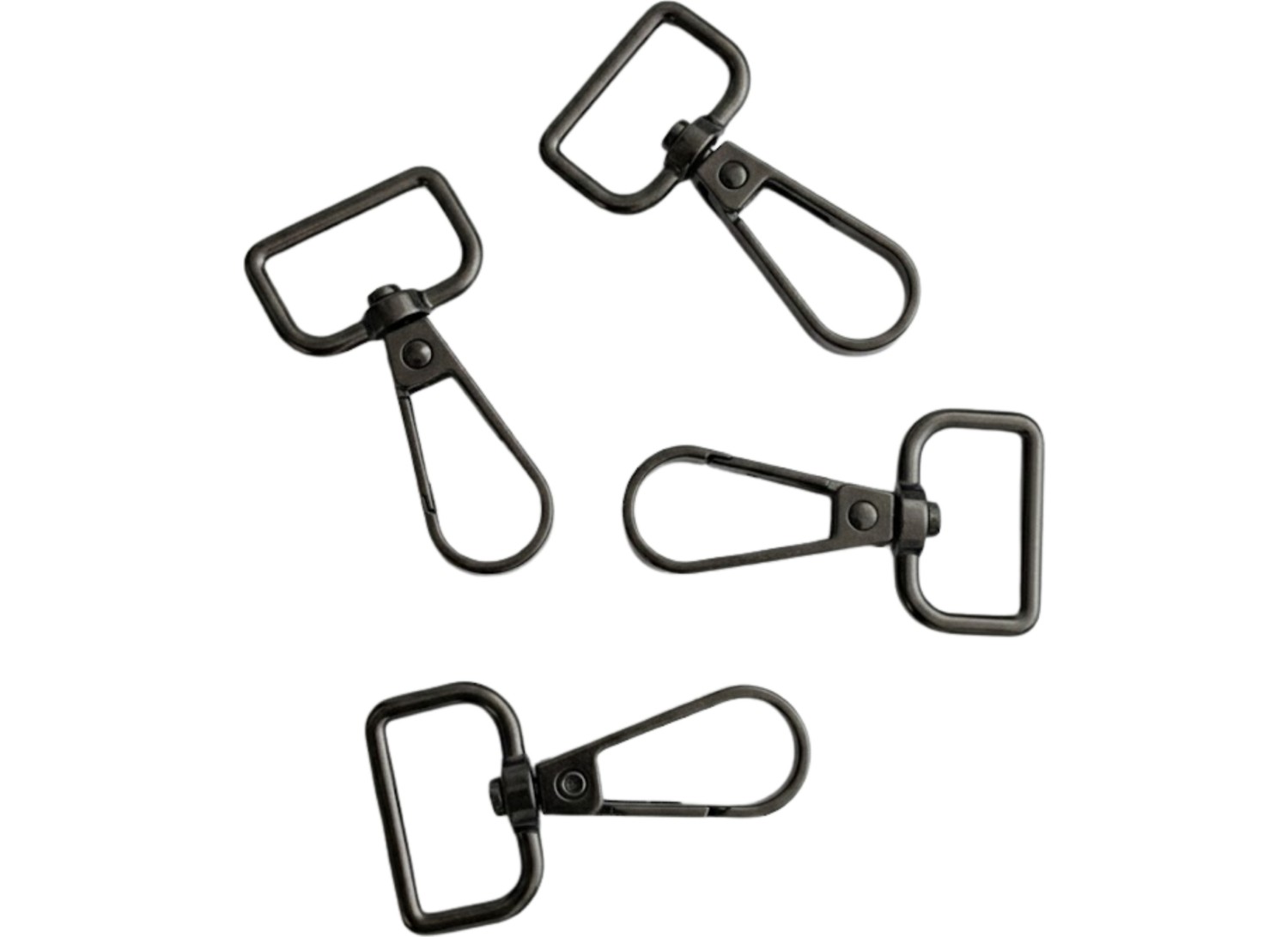 Orhan Çanta 2 cm Kare Kanca Nikel (Gümüş) - Metal Çanta ve Cüzdan Askı Klipsi - 15 Adet görsel 5