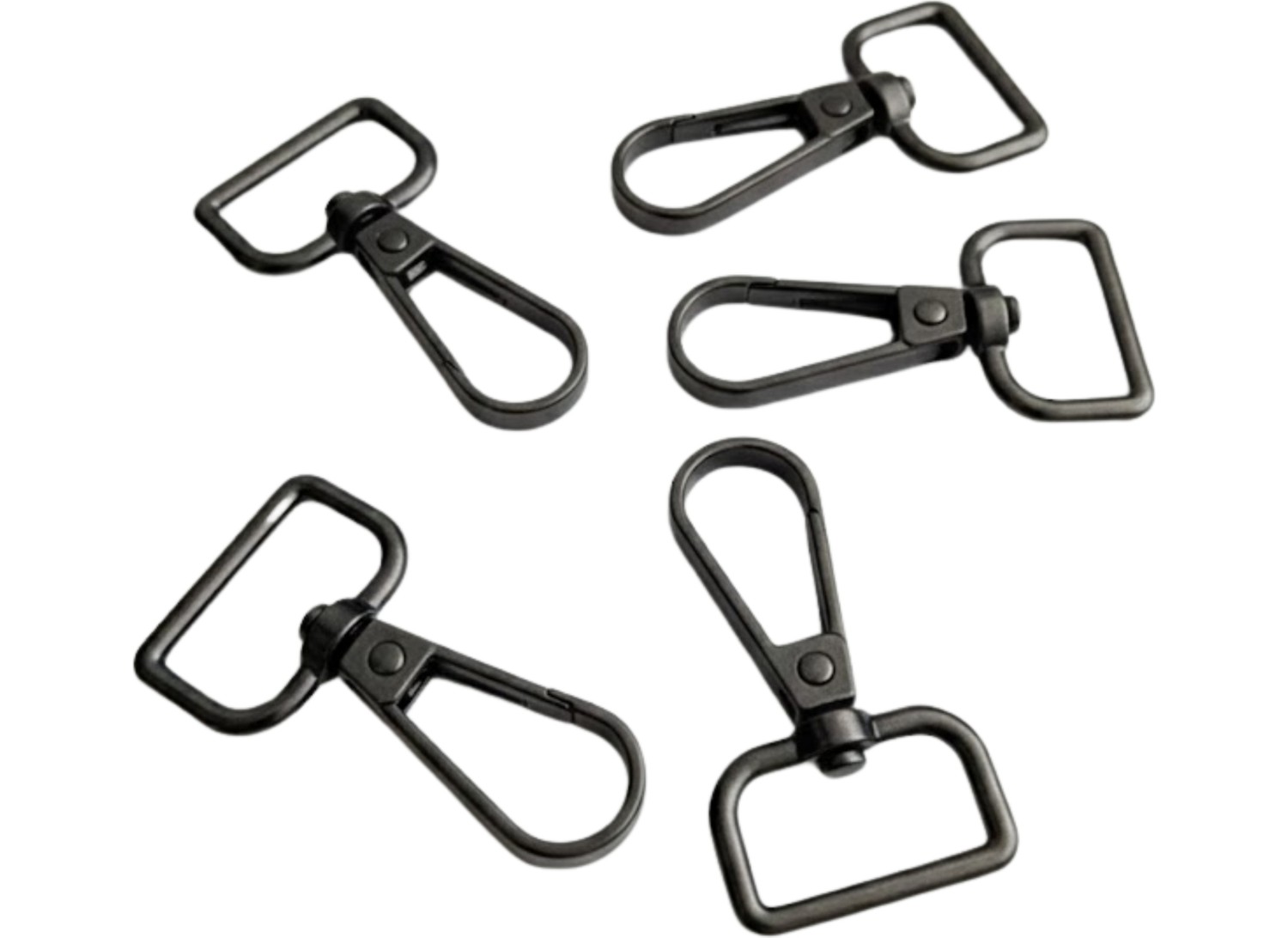 Orhan Çanta 2 cm Kare Kanca Nikel (Gümüş) - Metal Çanta ve Cüzdan Askı Klipsi - 15 Adet görsel 6