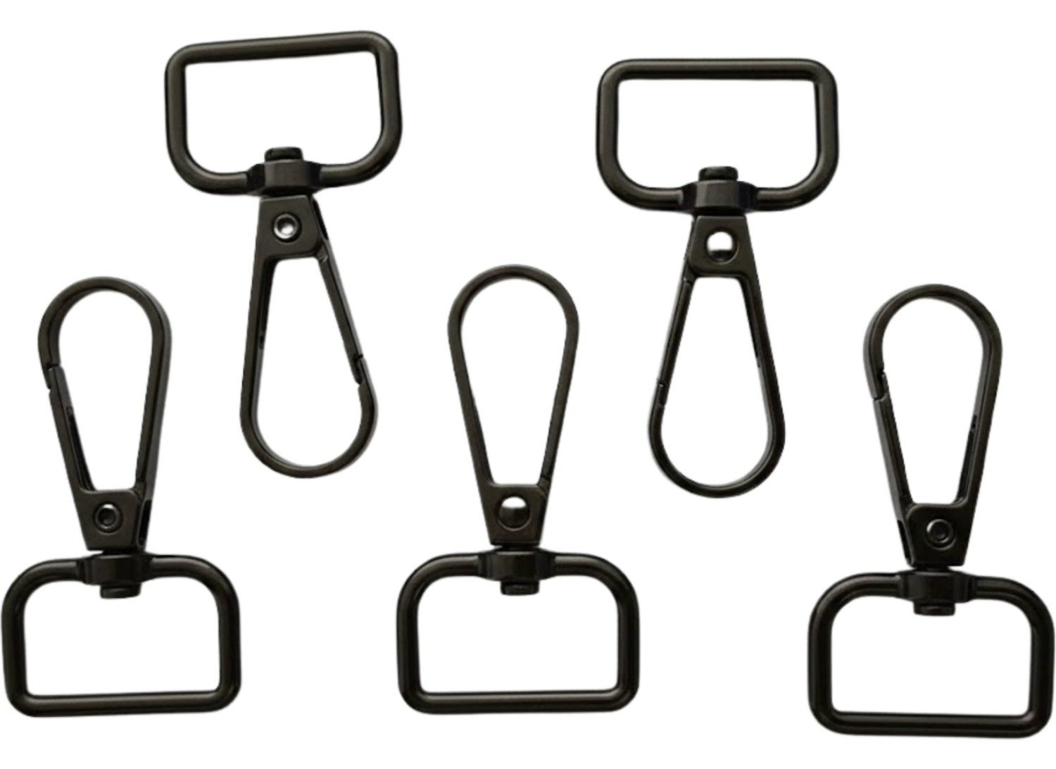Orhan Çanta 2 cm Kare Kanca Nikel (Gümüş) - Metal Çanta ve Cüzdan Askı Klipsi - 15 Adet görsel 7