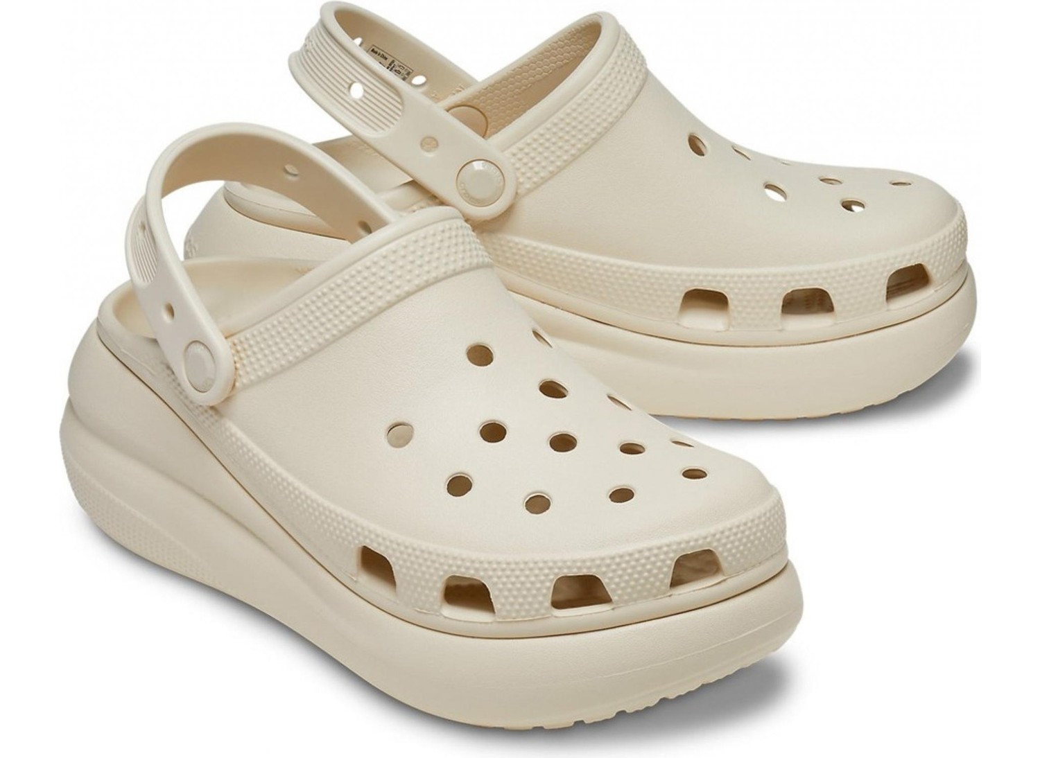 Crocs Classic Crush Clog 207521-2Y2 Unisex Bej Sandalet&Terlik görsel 4