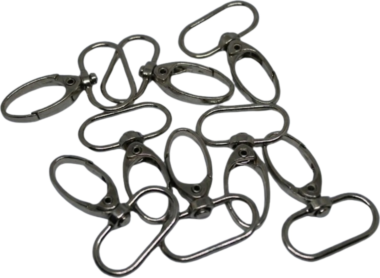 Orhan Çanta 2.5 cm Akrep Kanca Nikel (Gümüş) - Metal Çanta ve Cüzdan Askı Klipsi - 20 Adet görsel 4