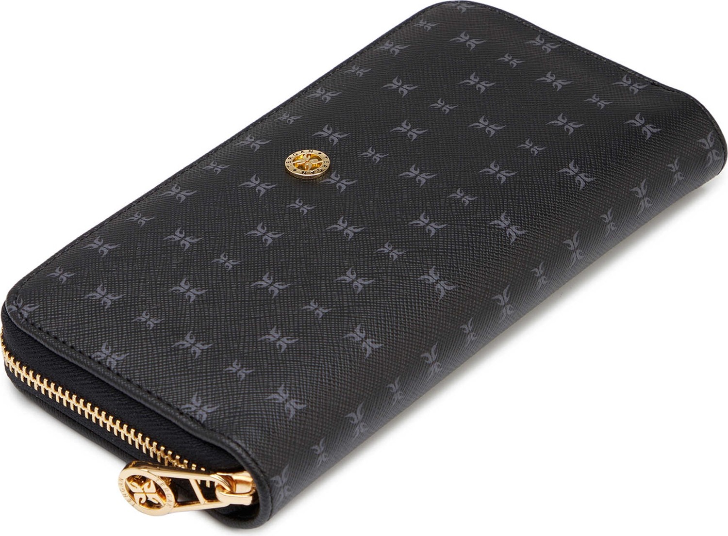 Tergan Siyah Print Kadın Cüzdan - S1CB00055823-T0E