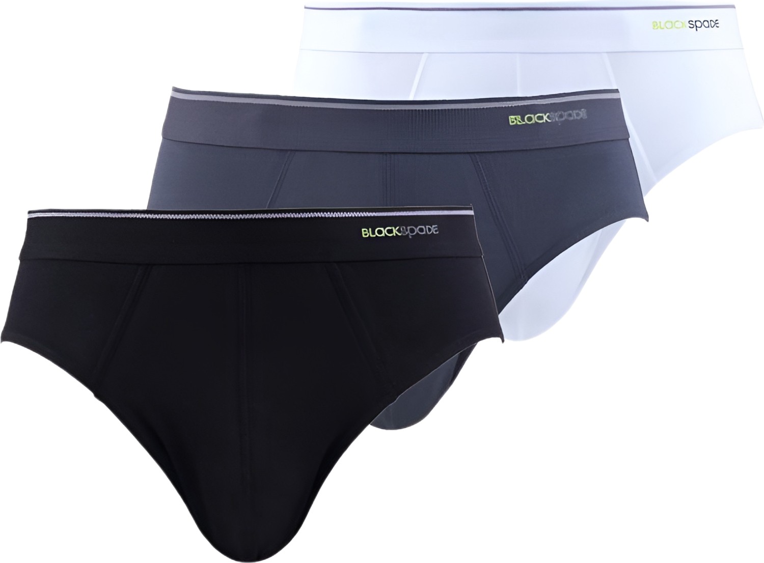 Blackspade Erkek Slip 3'lü Paket Tender Cotton 9672 - Beyaz görsel 6