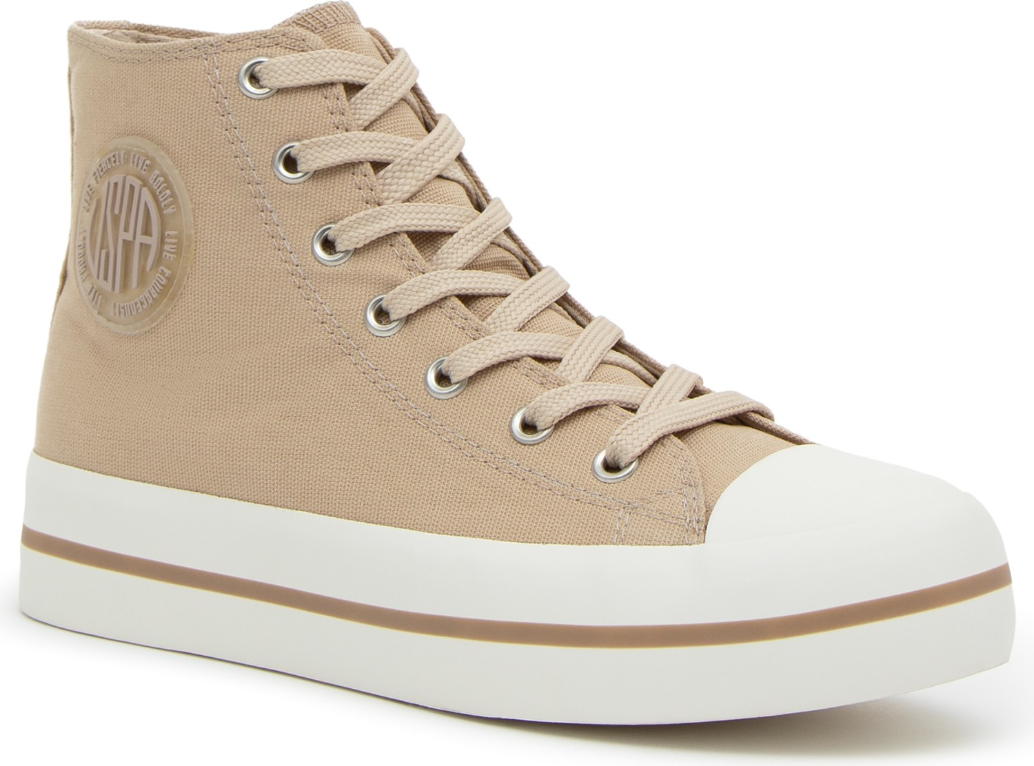 U.S. Polo Assn. Kadın Bej Spor Ayakkabı 50288922-VR011 görsel 3